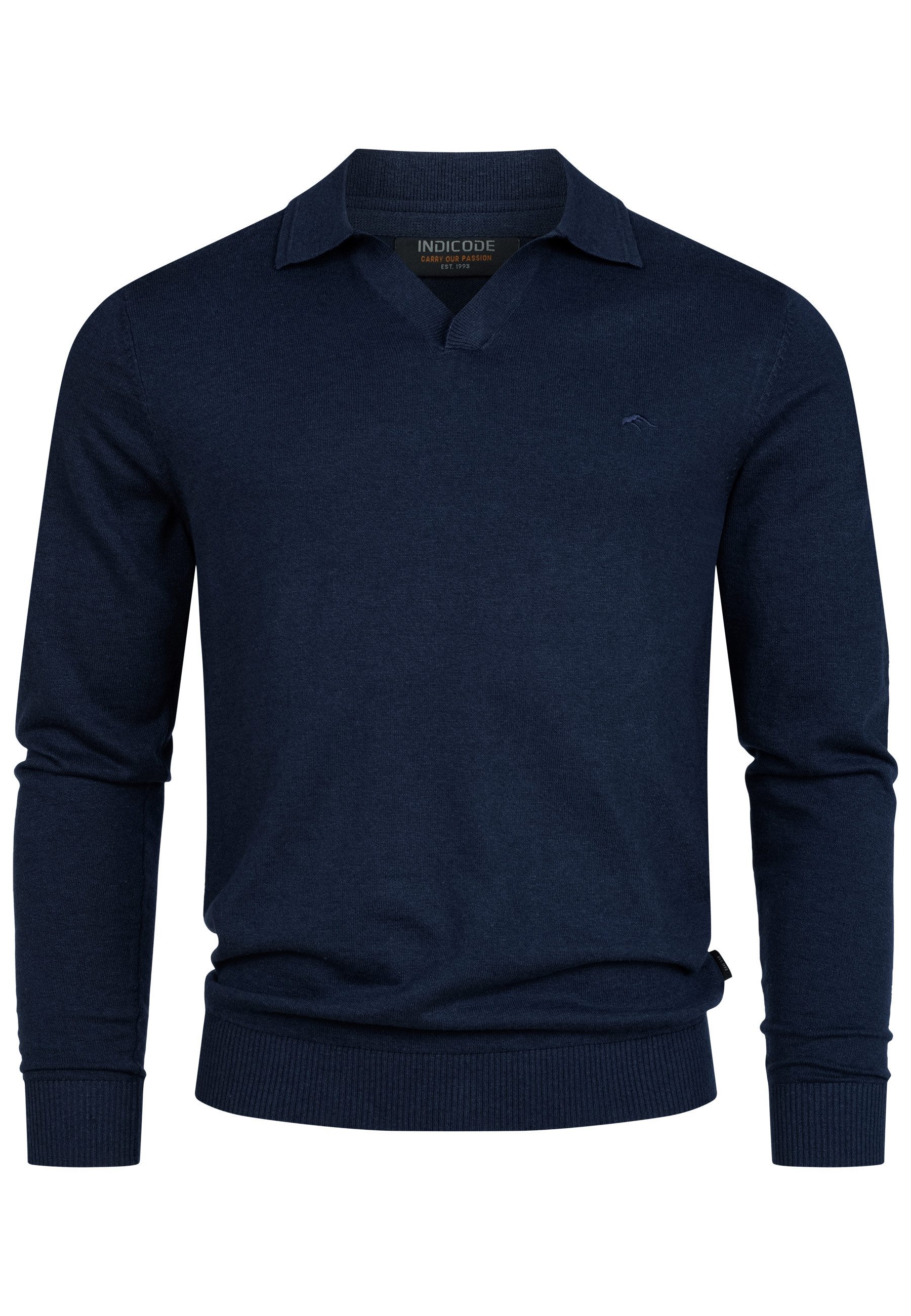 Indicode Strickpullover INHagen Leichter Feinstrick-Pullover mit günstig online kaufen