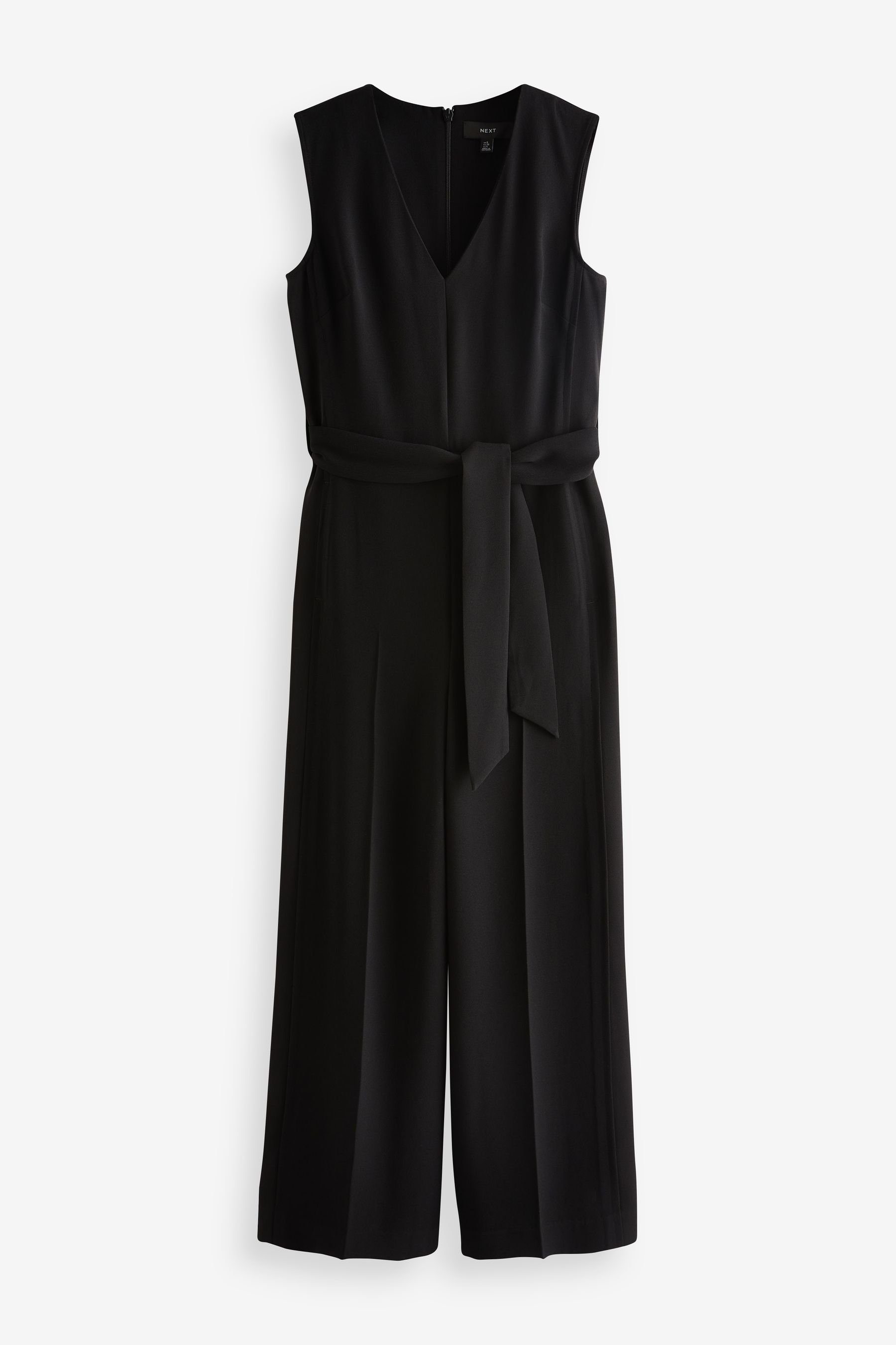 Next Jumpsuit Jumpsuit mit Gürtel und Einsatz (1-tlg)