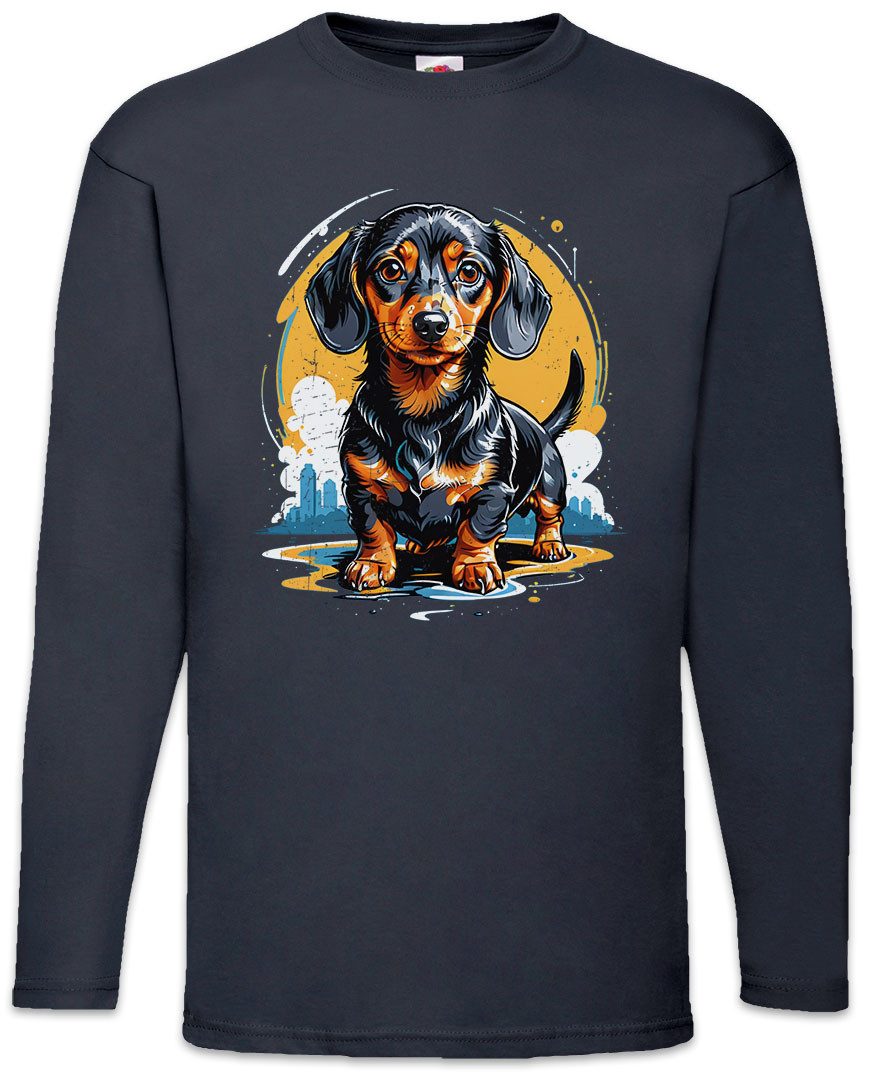 Urban Backwoods Langarmshirt Sweet Dackel Art Langarm T-Shirt Dachshund Tec günstig online kaufen