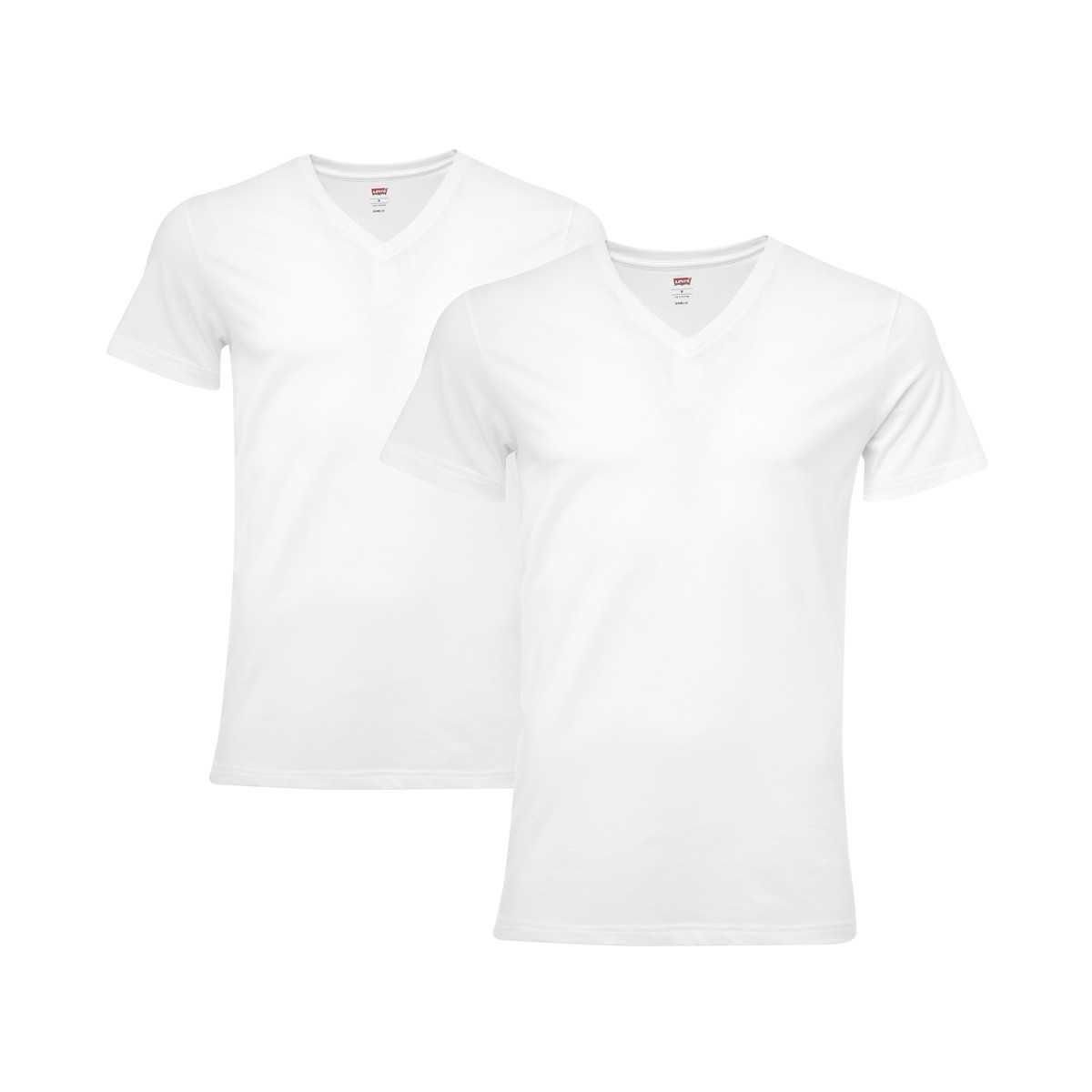 Levi's® Poloshirt Levis V-Neck 300 - white