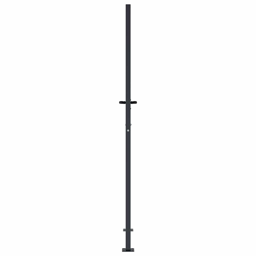 vidaXL Gartentor Gartentor Anthrazit 100x175 cm Stahl Bambus-Design – Bild 5 von 5