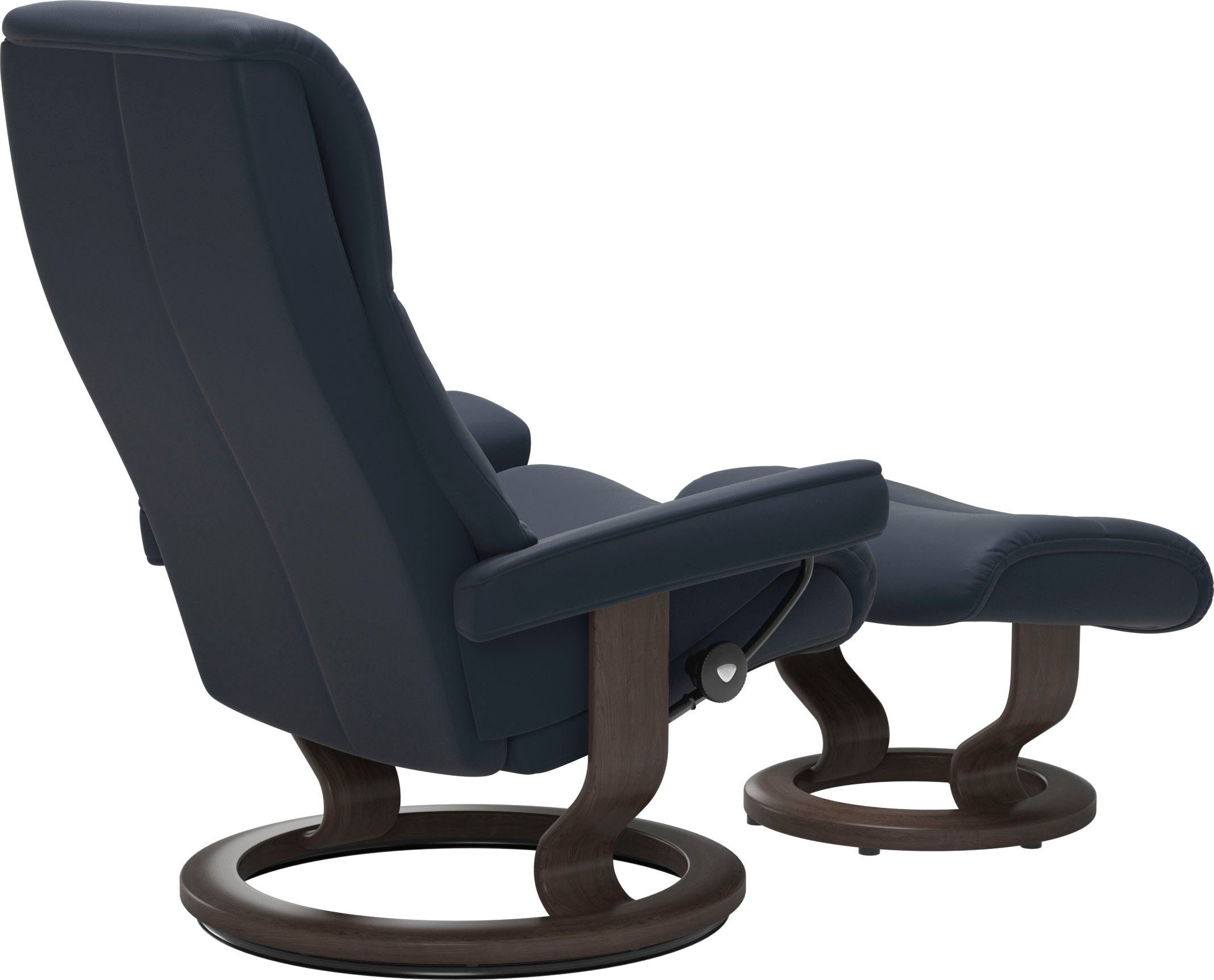 Stressless® Größe Classic M,Gestell mit Base, Wenge View, Relaxsessel