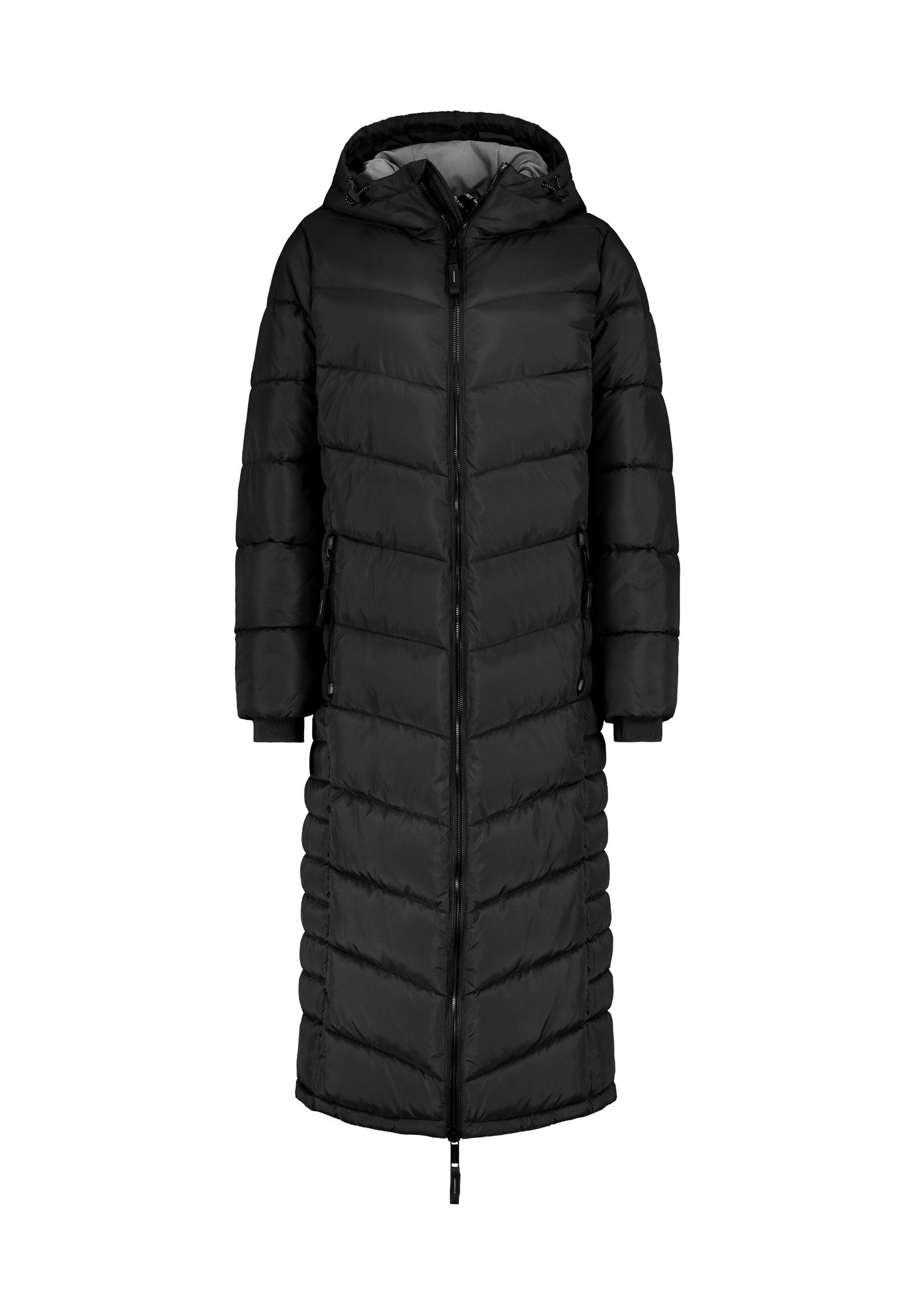 SUBLEVEL Wintermantel Damen Langer Steppmantel mit 2-Wege-Reißverschluss St günstig online kaufen