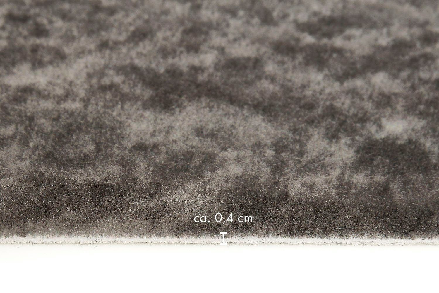 Teppichfliese Colmar Nadelfilz, & robust 25 hellgrau cm, 40x40 mm, qm) selbstklebend, (4 quadratisch, 4 Höhe: Stück Andiamo, strapazierfähig