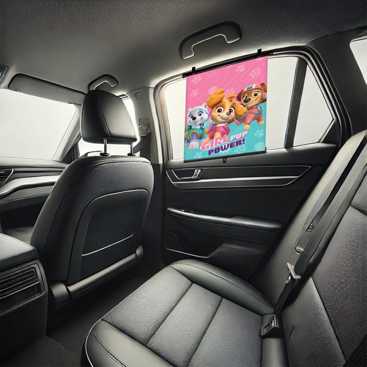 PAW PATROL Autosonnenschutz PAW Patrol Rückziehbarer Auto-Sonnenschutz – Ideal für Kinder