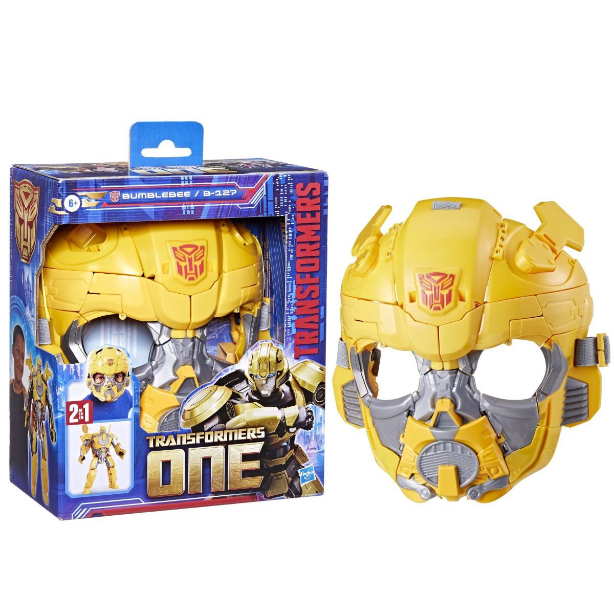 Hasbro Actionfigur Transformers One 2 in 1 Maske Bumblebee B-127