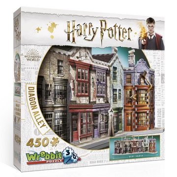 JH-Products Puzzle Winkelgasse/Diagon Всіy - Harry Potter/ 3D-Puzzle 450 Teile, 450 Puzzleteile