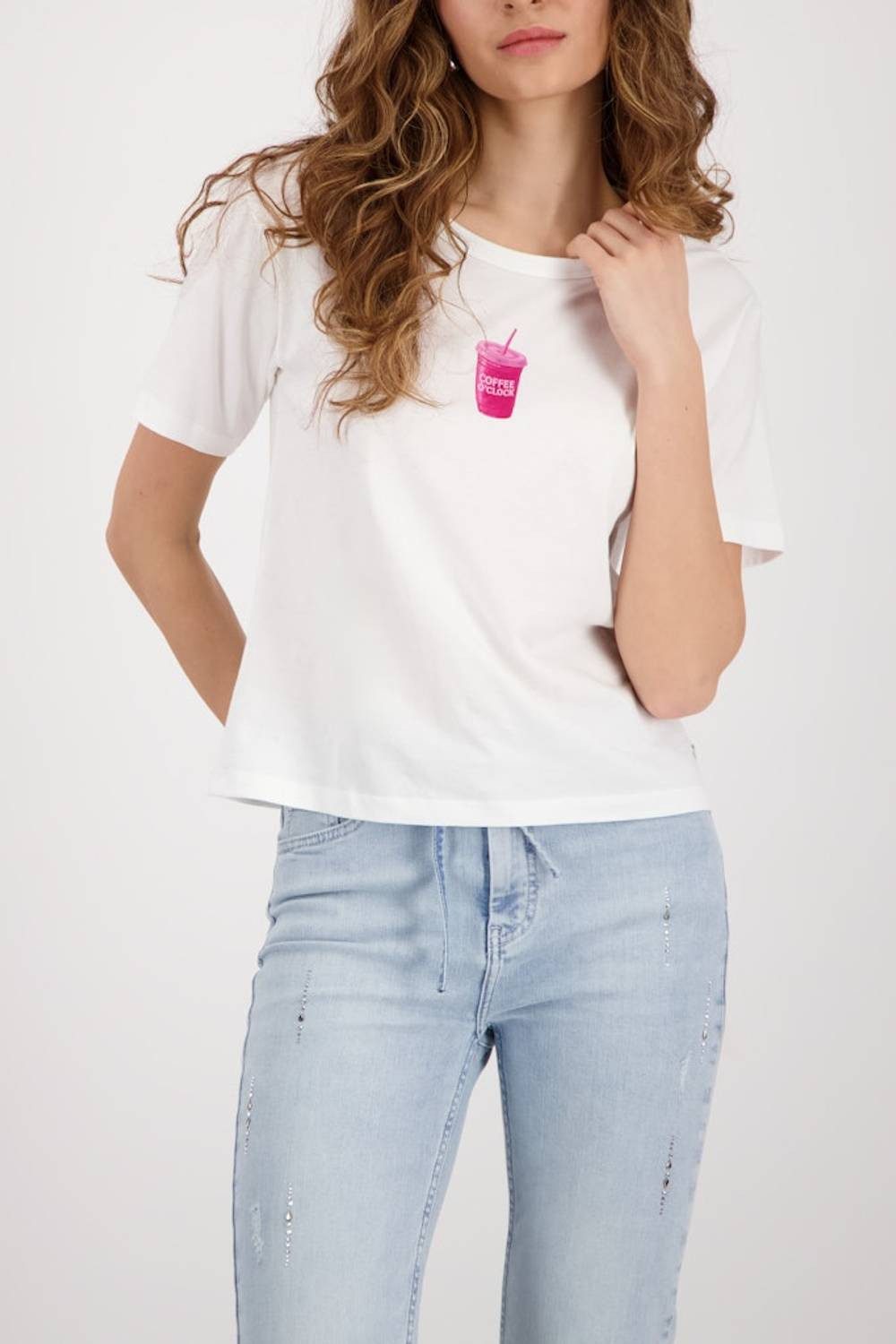 Monari Stoffhose pink