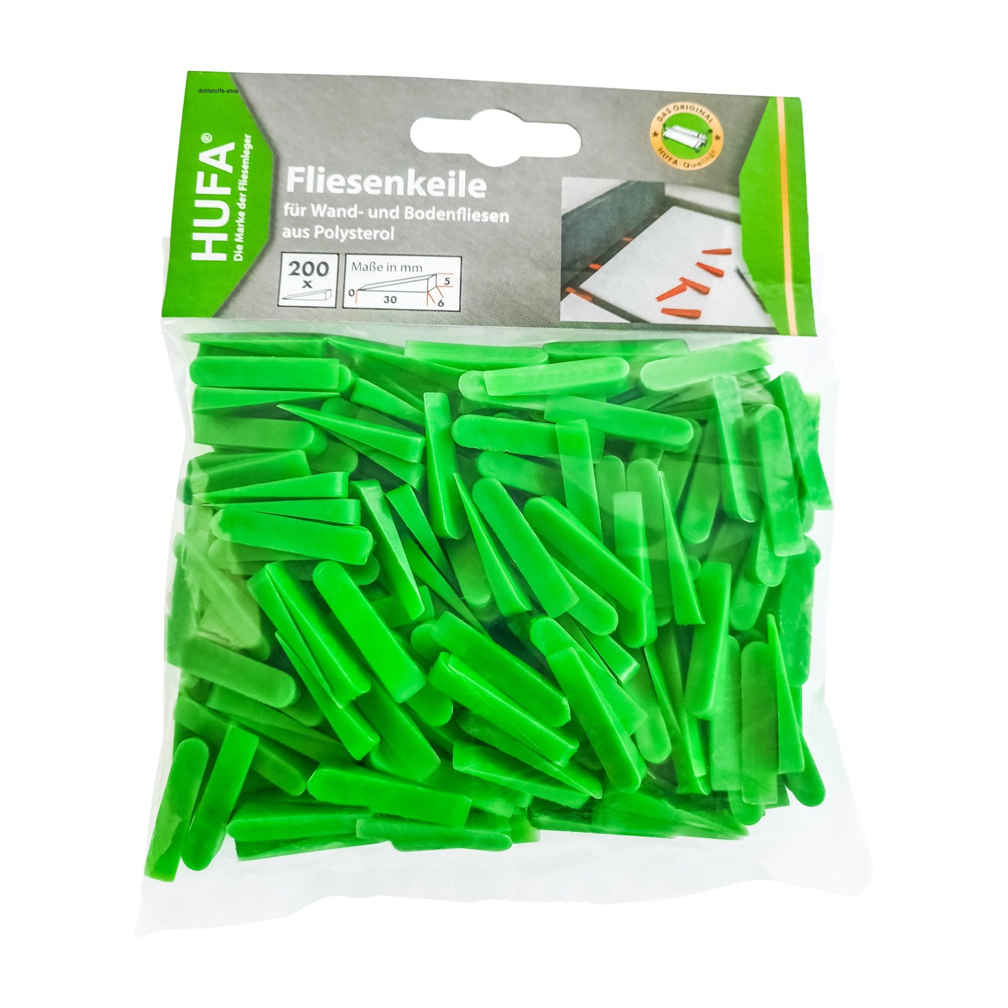 Hufa Fliesenkreuz Hufa Fliesenleger Kunststoff Fliesenkeile 200 Stück aus P günstig online kaufen
