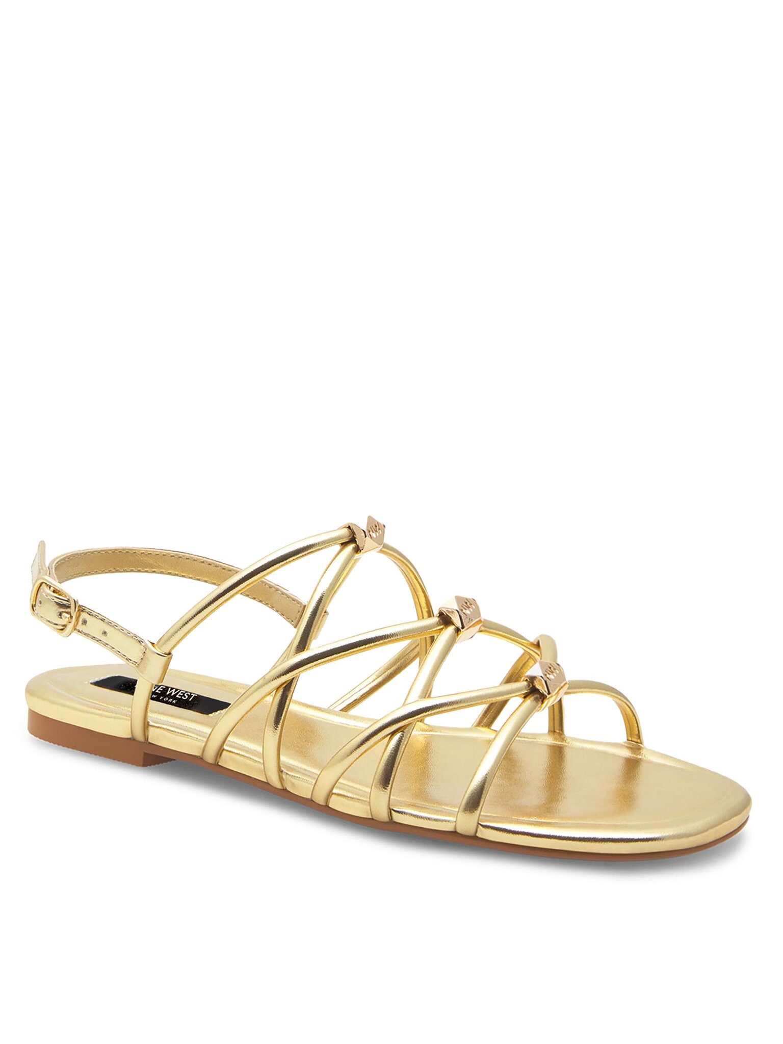 Nine West Sandalen 123AL1737 Goldfarben Sandale günstig online kaufen