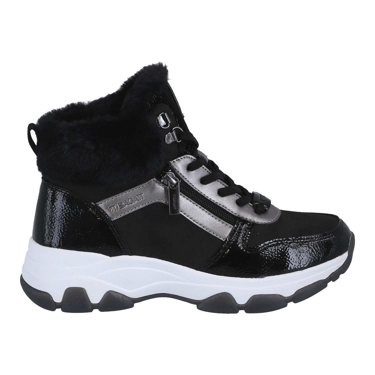 BAGATT D31-ANX51-5755 (gefüttert) schwarz/metallic Damen Winterstiefel günstig online kaufen