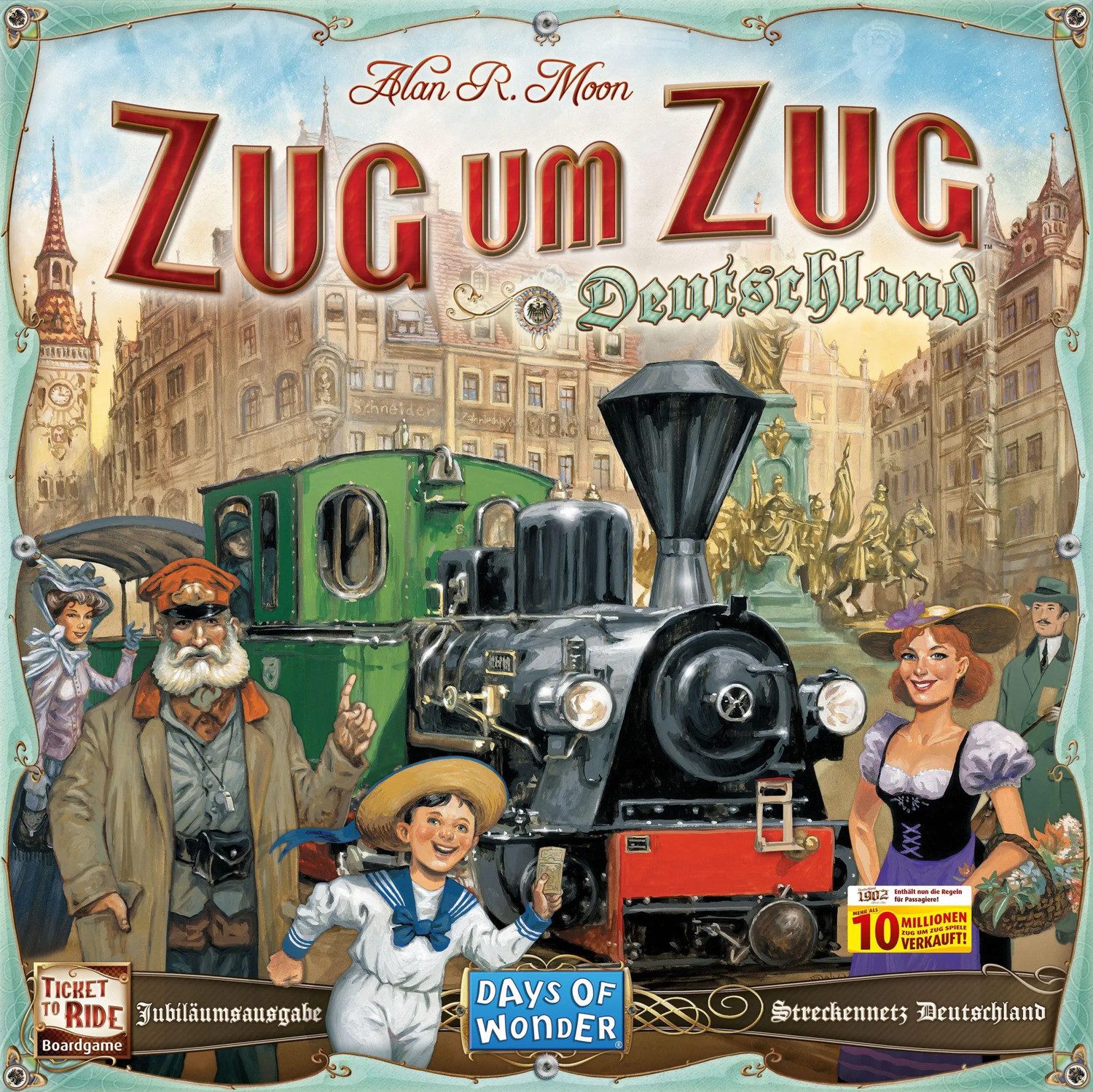 Asmodee Spiel Zug um Zug Deutschland