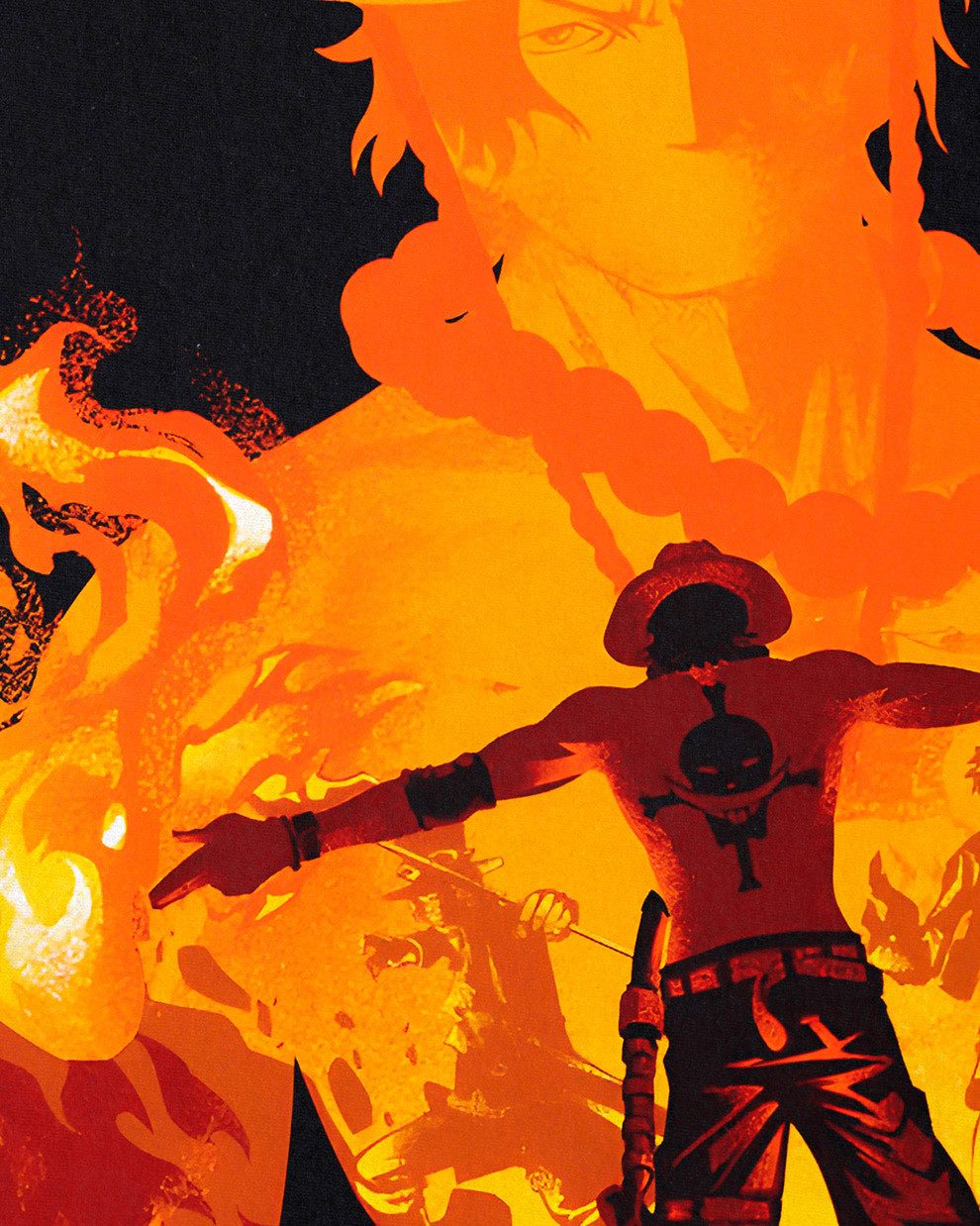 style3 T-Shirt Fire Fist one piece japan anime luffy manga ruffy günstig online kaufen