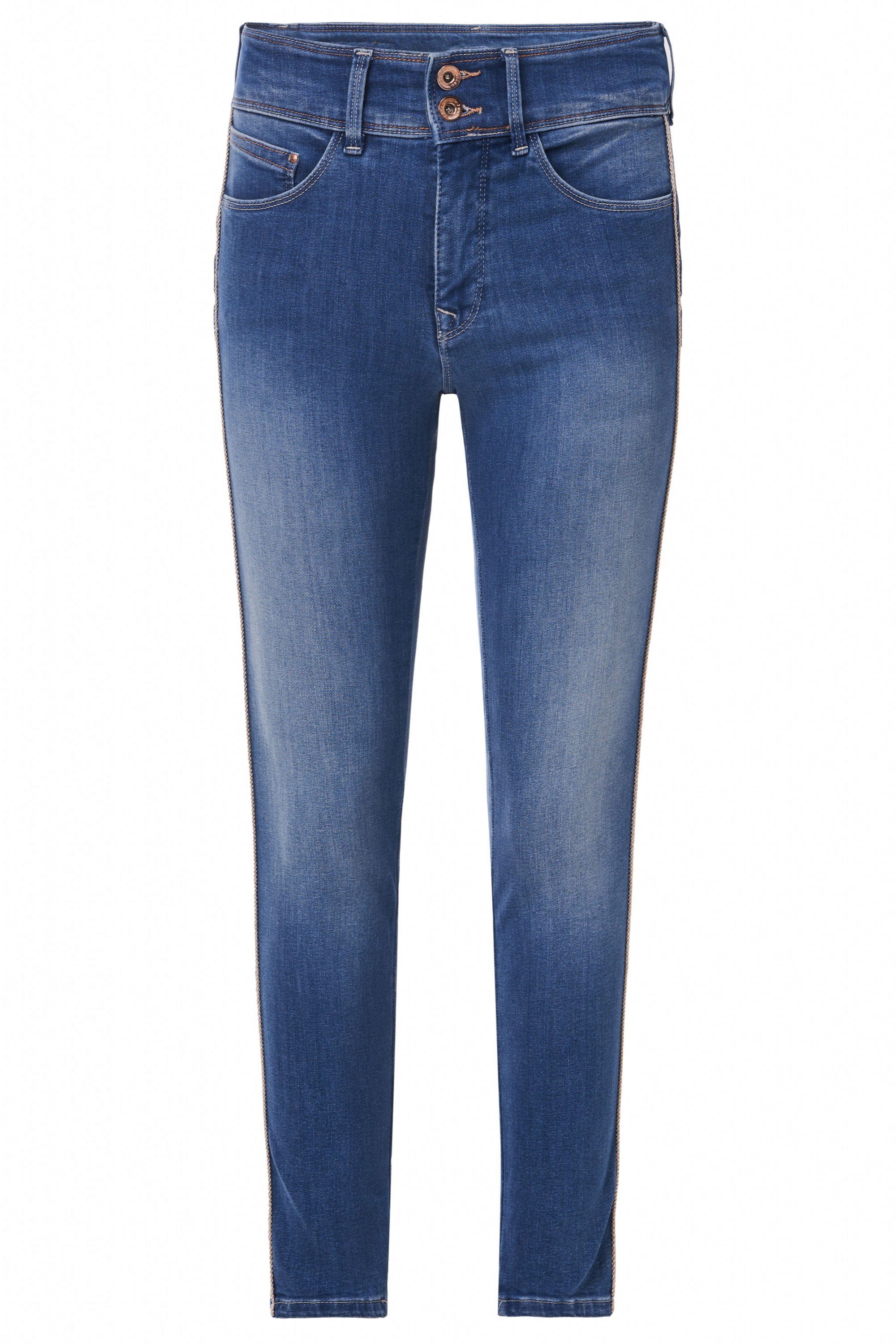 Stretch-Jeans SALSA JEANS SECRET PUSH IN CAPRI light blue galon 125097.8503