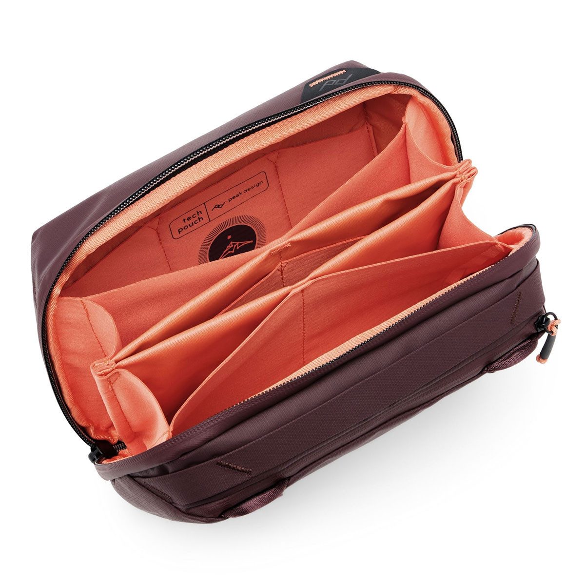 Peak Design Rucksack Tech Pouch Organizer - Eclipse (Weinrot)