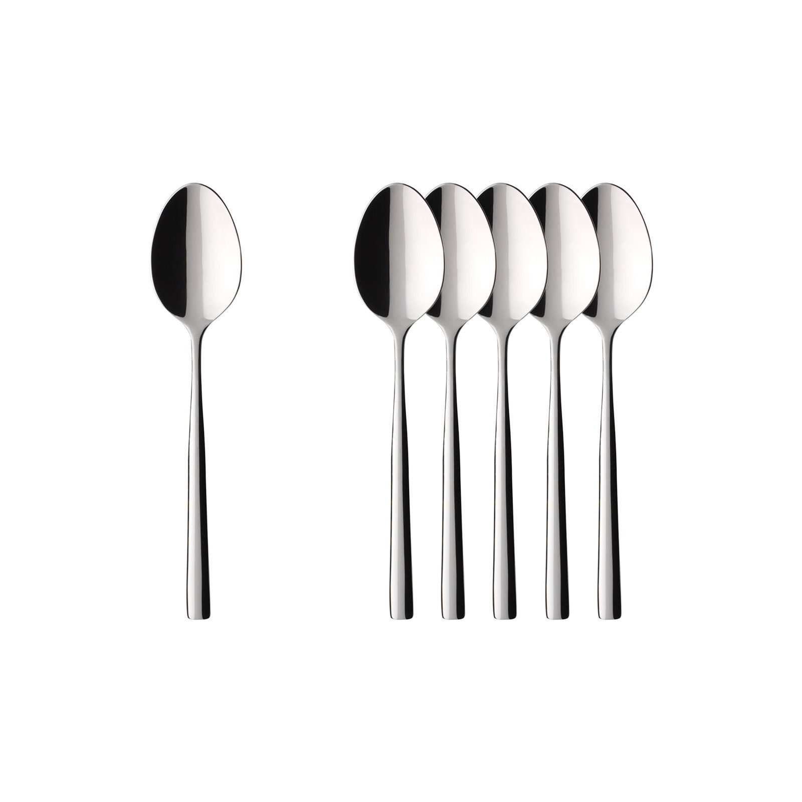 Villeroy & Boch Kaffeelöffel Piemont Espressolöffel 11,1 cm 6er Set (6 Stück)