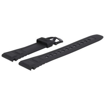 CASIO Uhrenarmband 20mm Kunststoff Schwarz WV-59