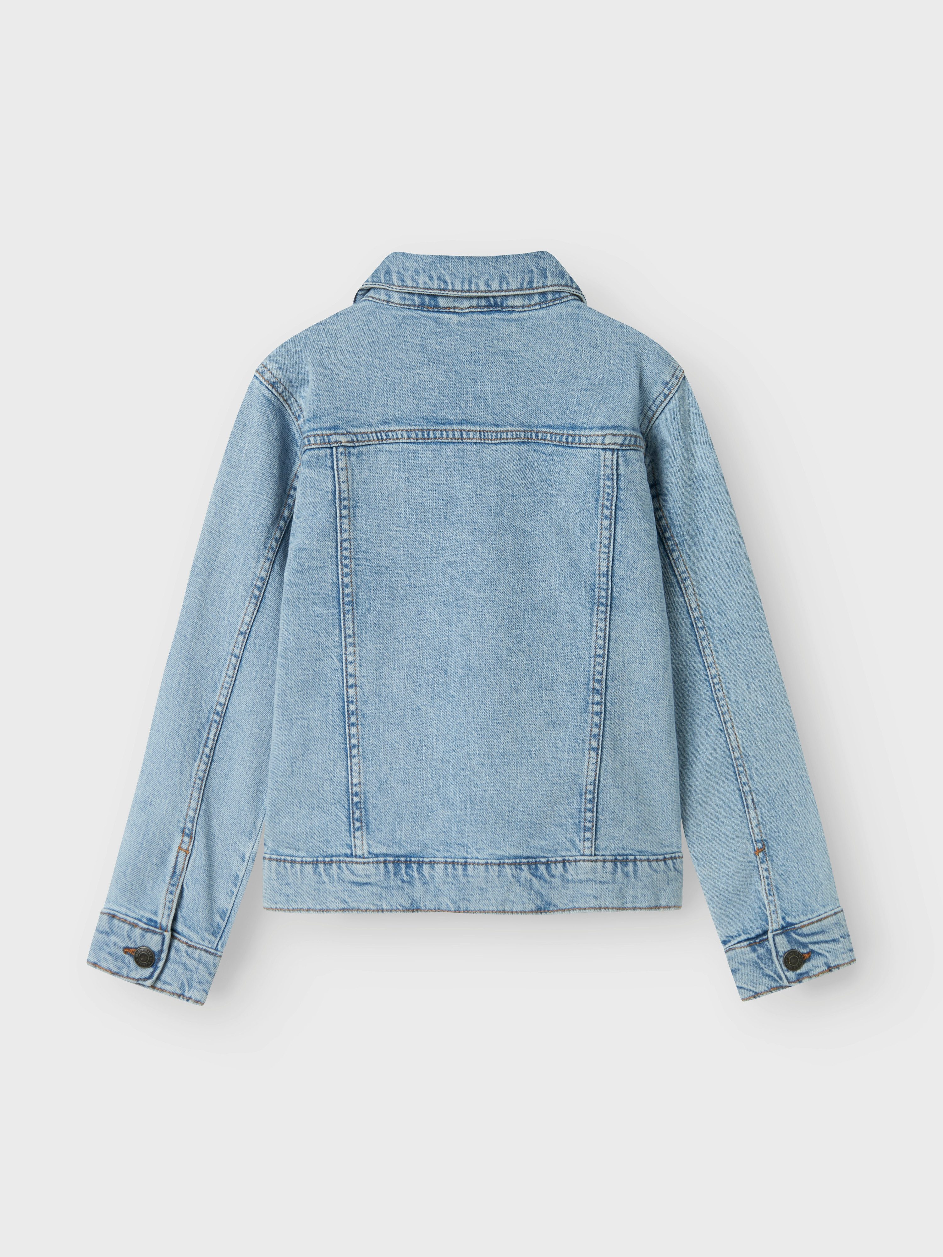 Name It Jeansjacke NKMJAGGER für Jungen mit Brusttaschen und elastischem Denim regular fit, Denim, Abriebeffekte, Umlegekragen