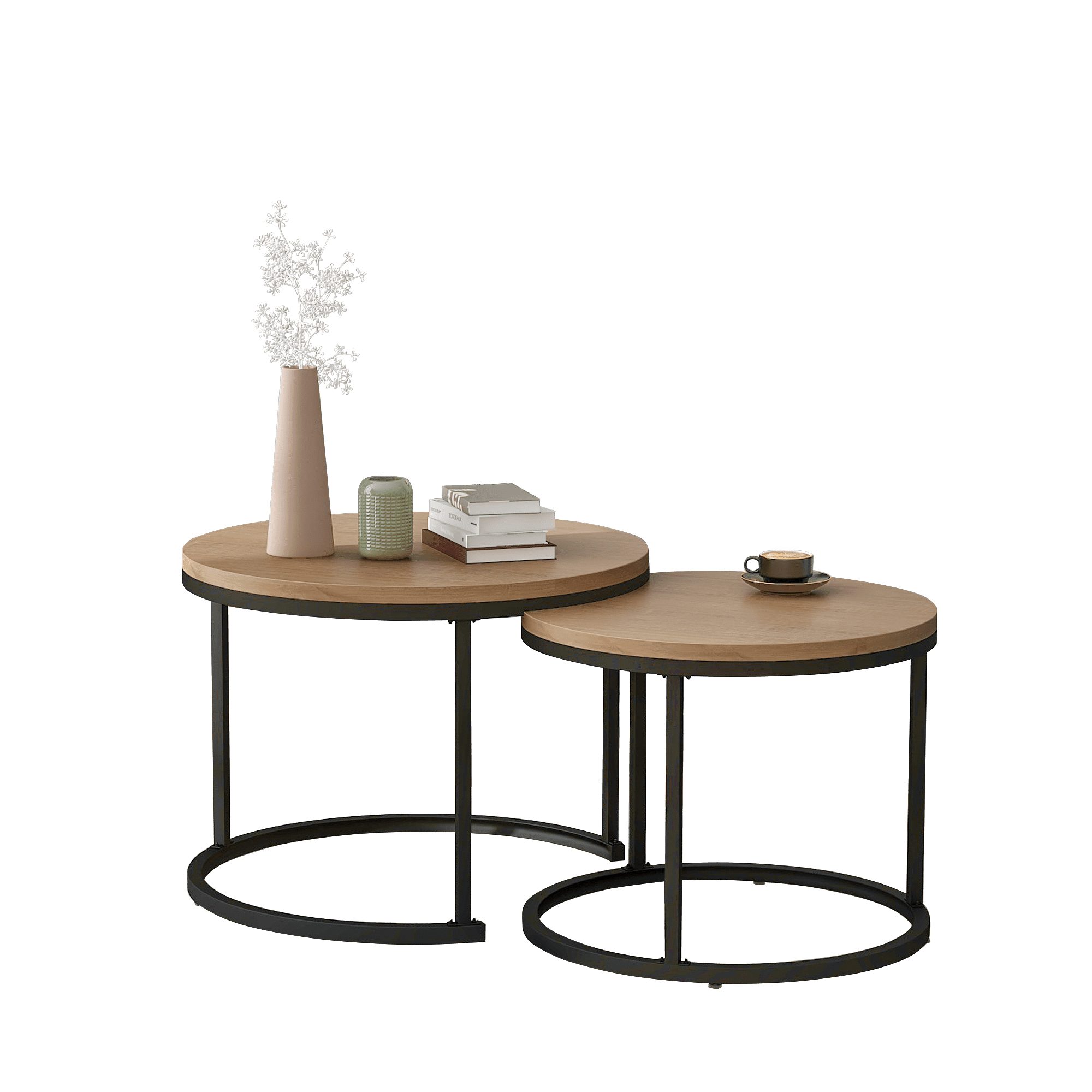 BlingBin Couchtisch Kaffeetisch Beistelltisch Wohnzimmertisch (2-St., günstig online kaufen