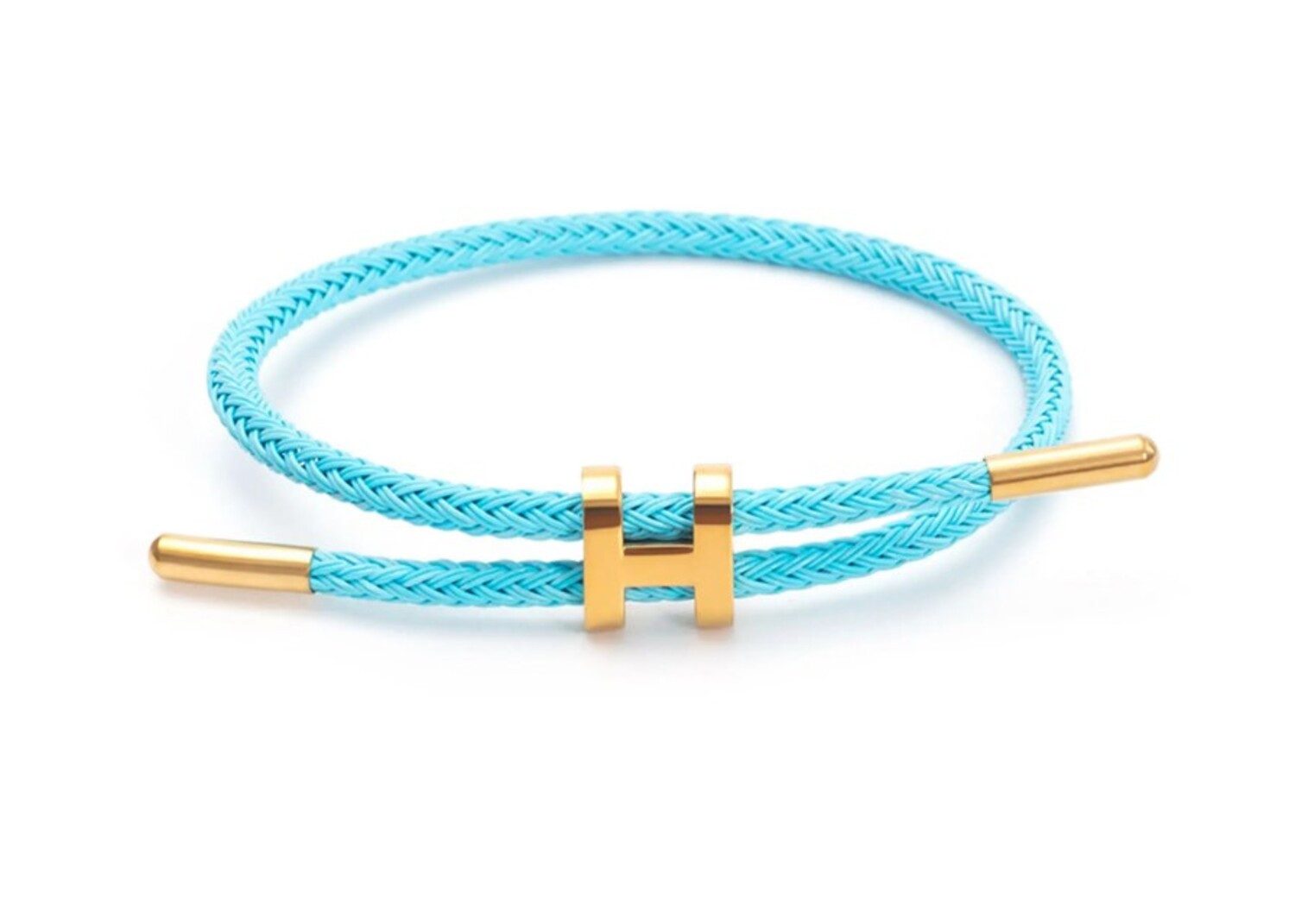 Lale Collection® Armreif Eleganter Armreif H Gold Accessoire Schmuck Flexibel Armband Design, Edelstahl, Hypoallergen, Design, H, Geschenk, Zeitlos