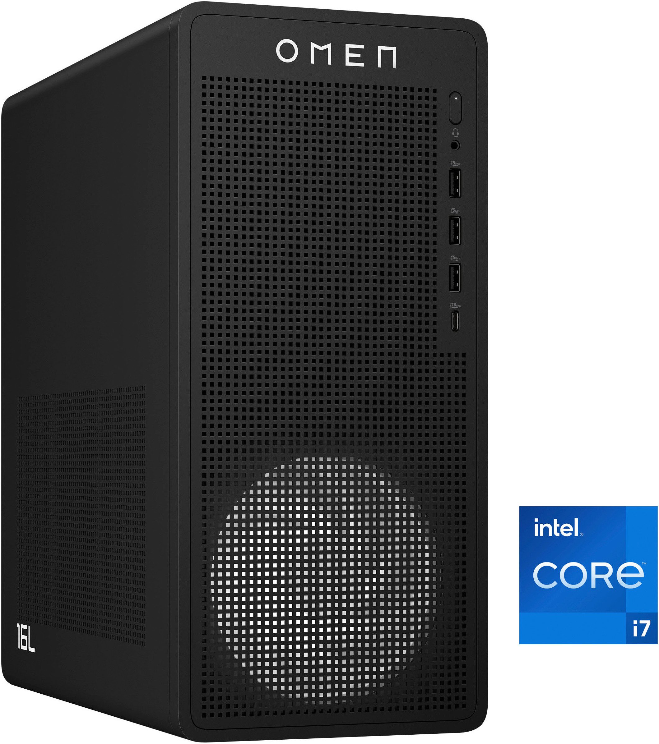 HP OMEN TG03-0278ng Gaming-PC (Intel Core i7 14700F, GeForce RTX™ 5060 Ti, 32 GB RAM, 1000 GB SSD, Luftkühlung)