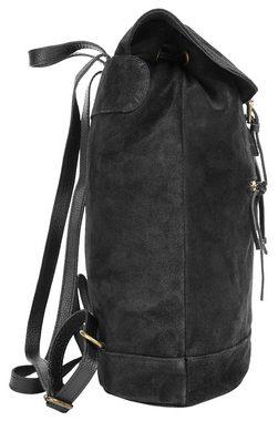 forty° Cityrucksack, echt Leder, Made in Italy