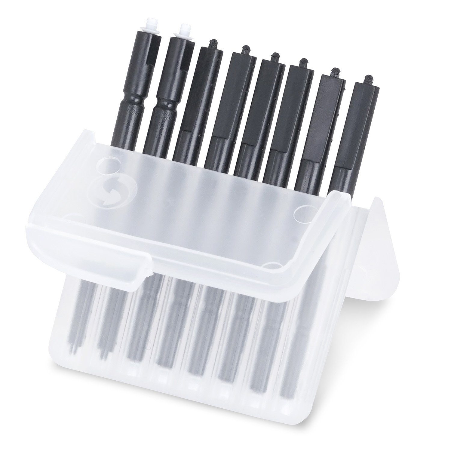 JB White Cerumenfilter 1,3 mm Cerumenfilter für Hörgeräte - Spar-Pack, Durchmesser: 1,3mm - Filter kompatibel mit Widex Nanocare Wachsschutz