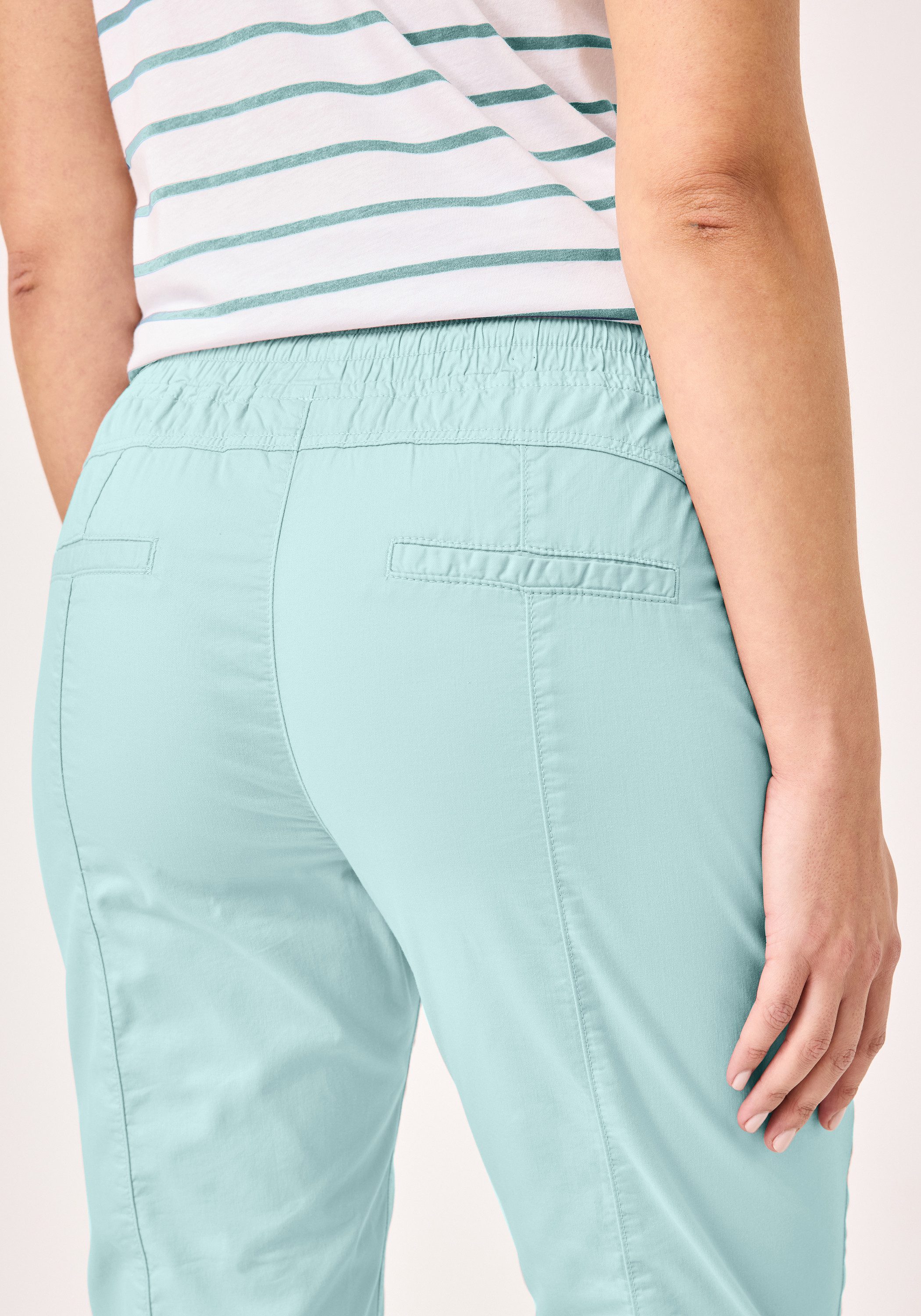 Paddock's Stoffhose DRAW STRING Relaxed Fit Damenhose mit Kordelzug