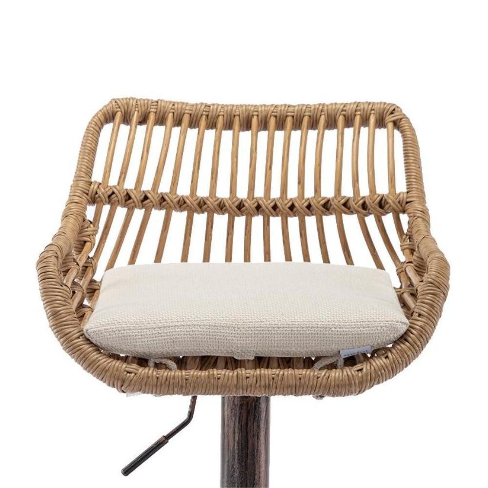 LVHOM Barhocker Rattan 360° drehbar Bistrostuhl/Barstuhl/Drehstuhl/Besucher günstig online kaufen