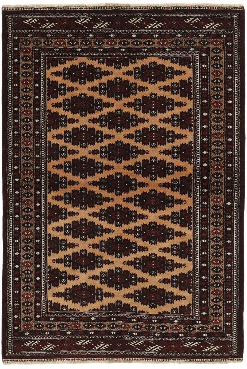 Orientteppich Turkaman 161x237 Handgeknüpfter Orientteppich / Perserteppich, Nain Trading, rechteckig, Höhe: 6 mm