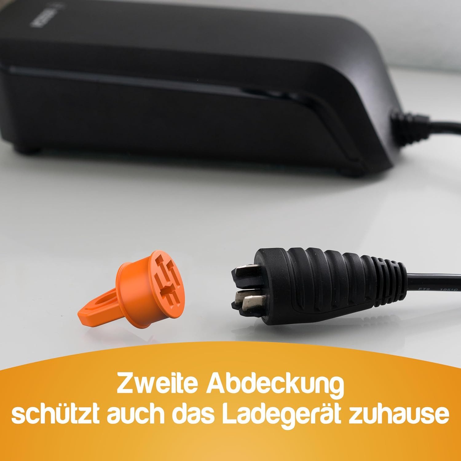 Wheeloo Kontaktschutz Abdeckung für Bosch I 2er Set E-Bike Akku, eBike Akku Zubehör I Ladekabel Pin Schutz - Regen, Schmutz und Dreck
