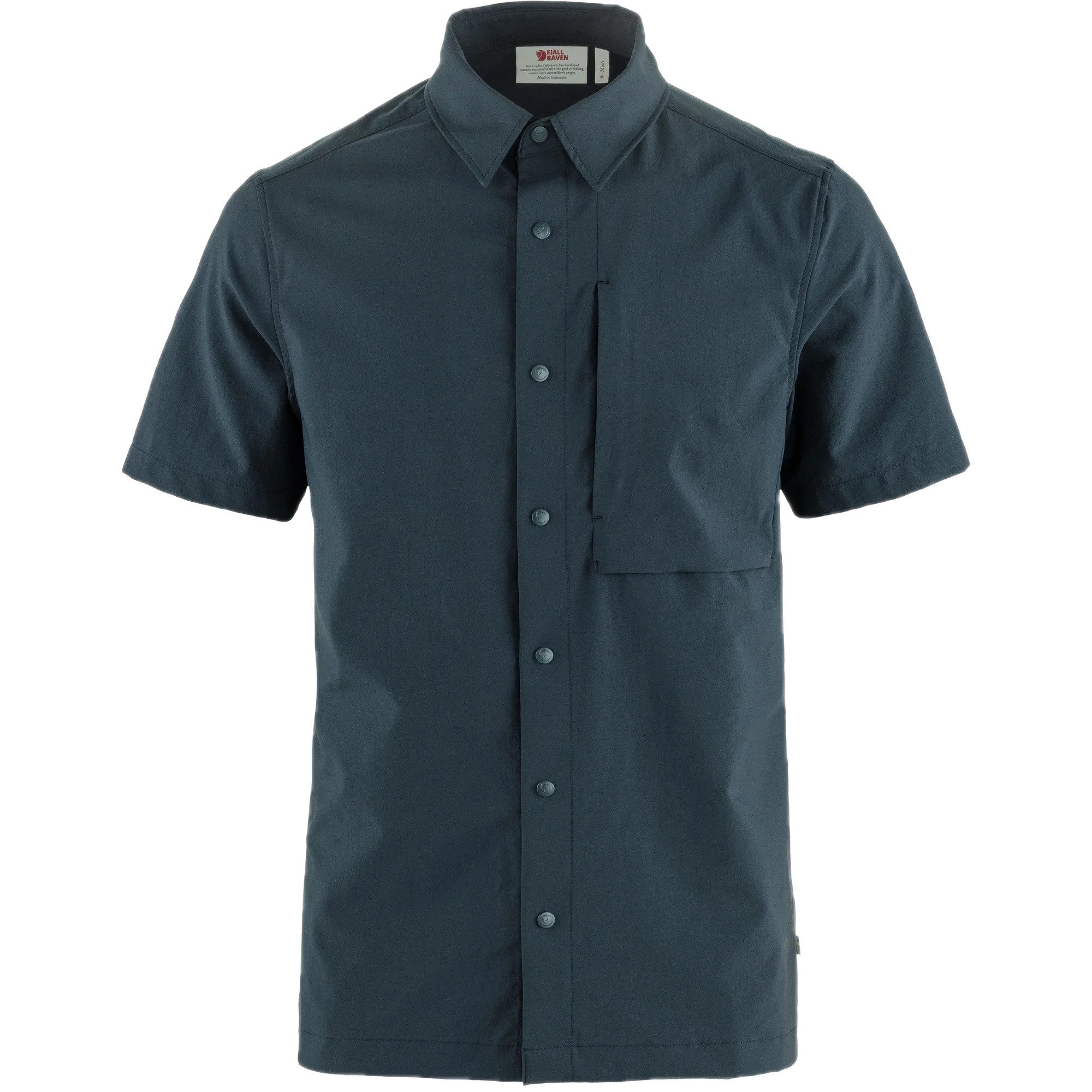 Outdoorhemd FJÄLLRÄVEN High Coast Pack Shirt SS M Navy