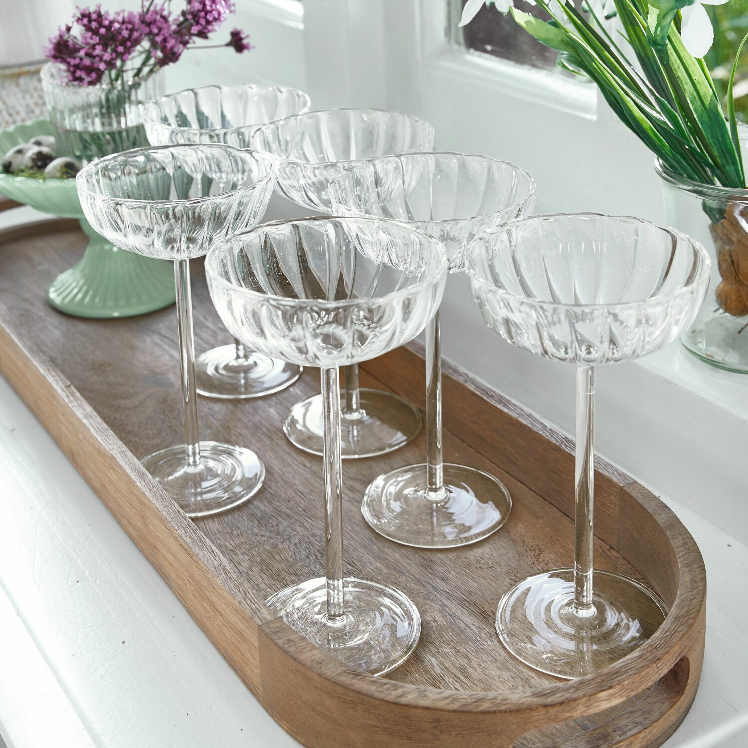 Mirabeau Glas Glas 6er Set Bavella klar, Glas
