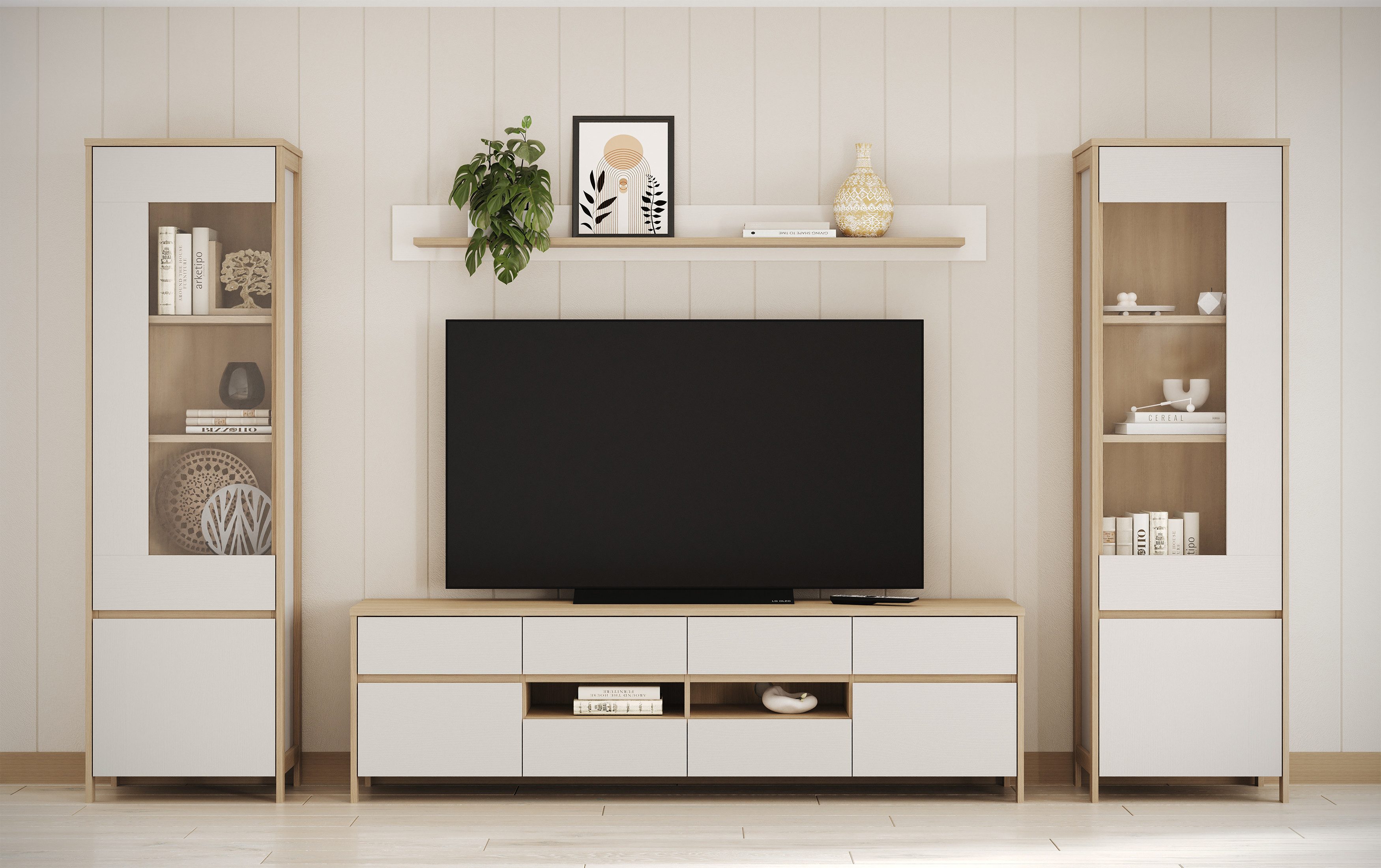 Home affaire Wohnwand Stranda, moderne Anbauwand, günstig online kaufen
