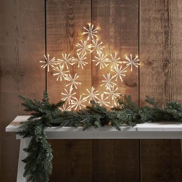 STAR TRADING LED-Stern für außen LED Stern Leuchtstern hängend 60cm für Außen Weihnachtsdeko Terrasse, LED Classic, warmweiß (2100K bis 3000K)
