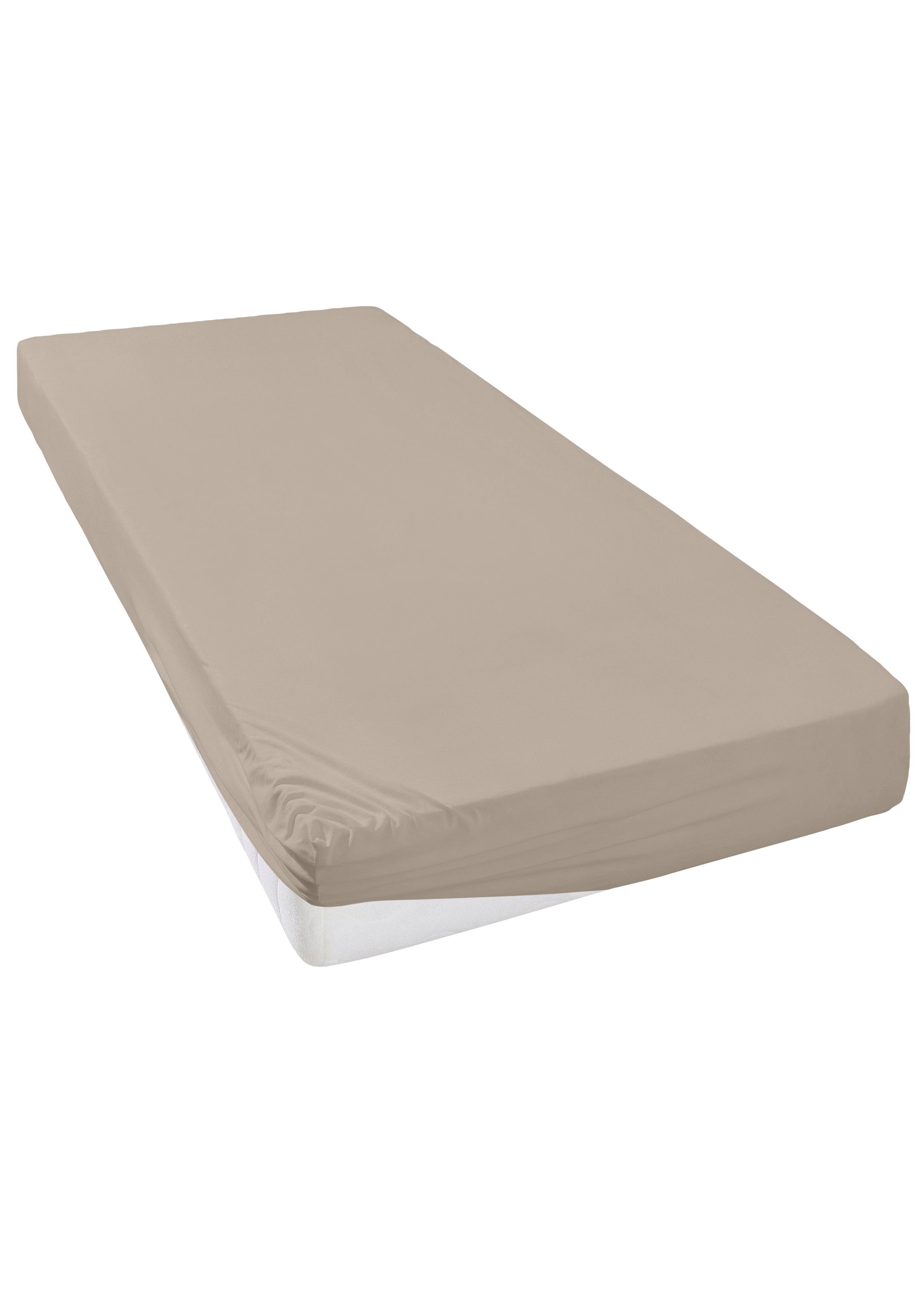 LeGer Home by Lena Gercke Spannbettlaken Anisa in Gr. 90x200, 140x200 oder 180x200 cm, Jersey, Gummizug: rundum, (1 Stück), aus Baumwolle, für Matratzen bis 23 cm Höhe, Bettlaken, Spannbetttuch. Reduzierter Preis € 24,99. Unverbindliche Preisempfehlung € 29,95