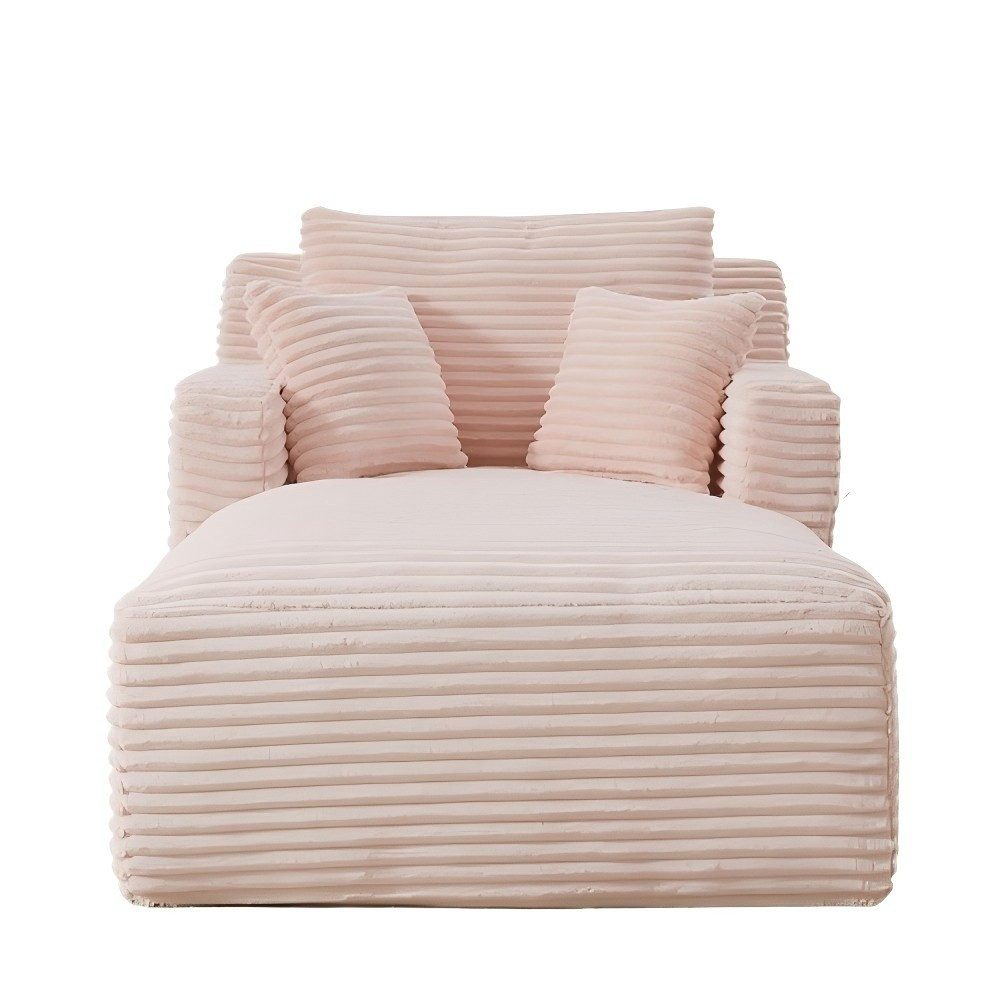 SIKAINI Sofa Modernes Chaiselongue Sofa aus Cord, Komfortable Polsterung, Elegantes Design aus Cordstoff