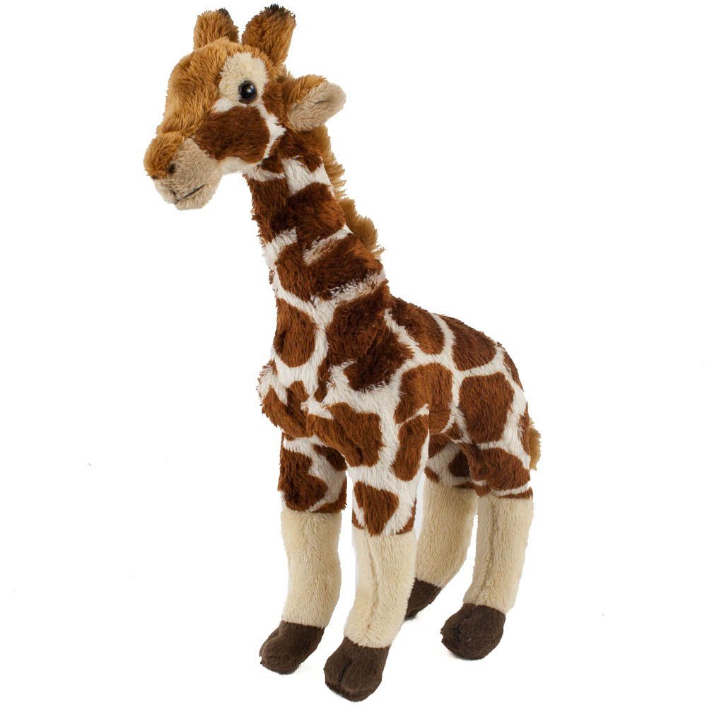 Uni-Toys Kuscheltier Giraffe klein Gerda 25 cm Plüschtier Stoffgiraffe (Stofftier, Plüschgiraffe)
