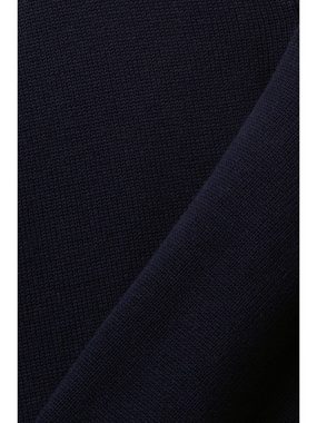 Esprit Strickjacke Cardigan nachhaltiger Baumwolle mit V-Ausschnitt (1-tlg)