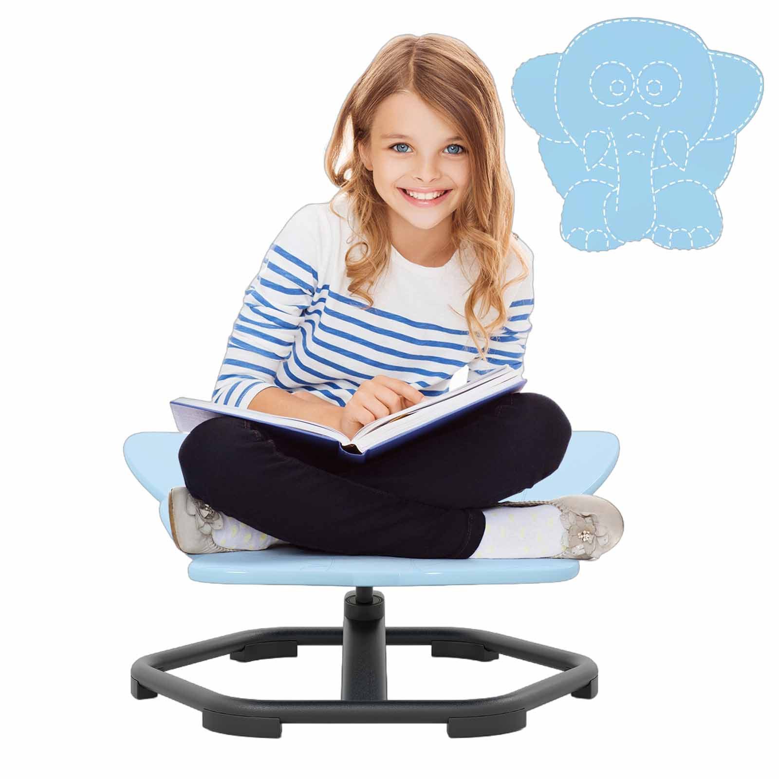 COSTWAY Drehstuhl, Kinderstuhl mit Rutschfester Metallbasis, ab 3 Jahre günstig online kaufen