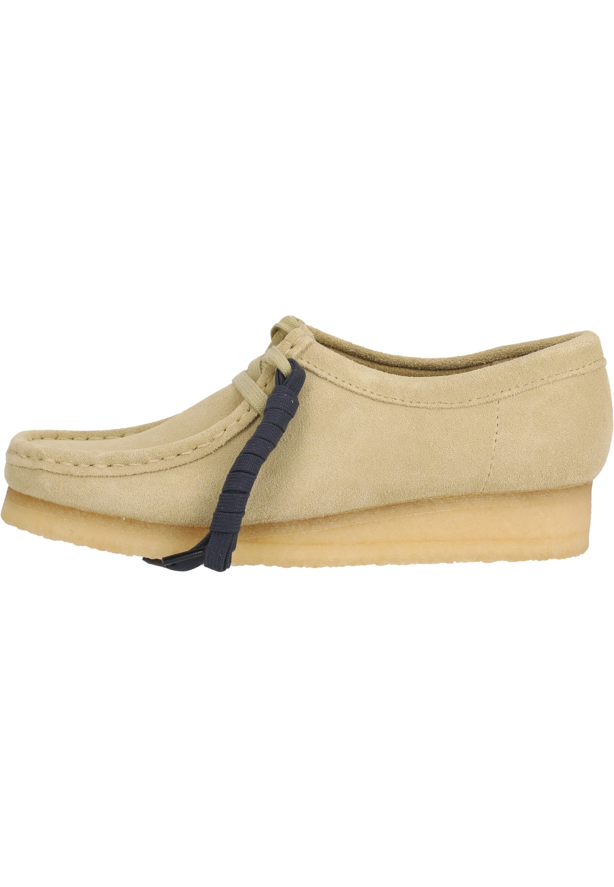Clarks Wallabee Maple Suede Schnürschuh mit unverwechslebarer Kreppsohle günstig online kaufen