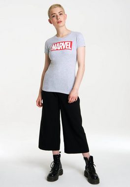 LOGOSHIRT T-Shirt Marvel Logo mit lizenzierten Originaldesign