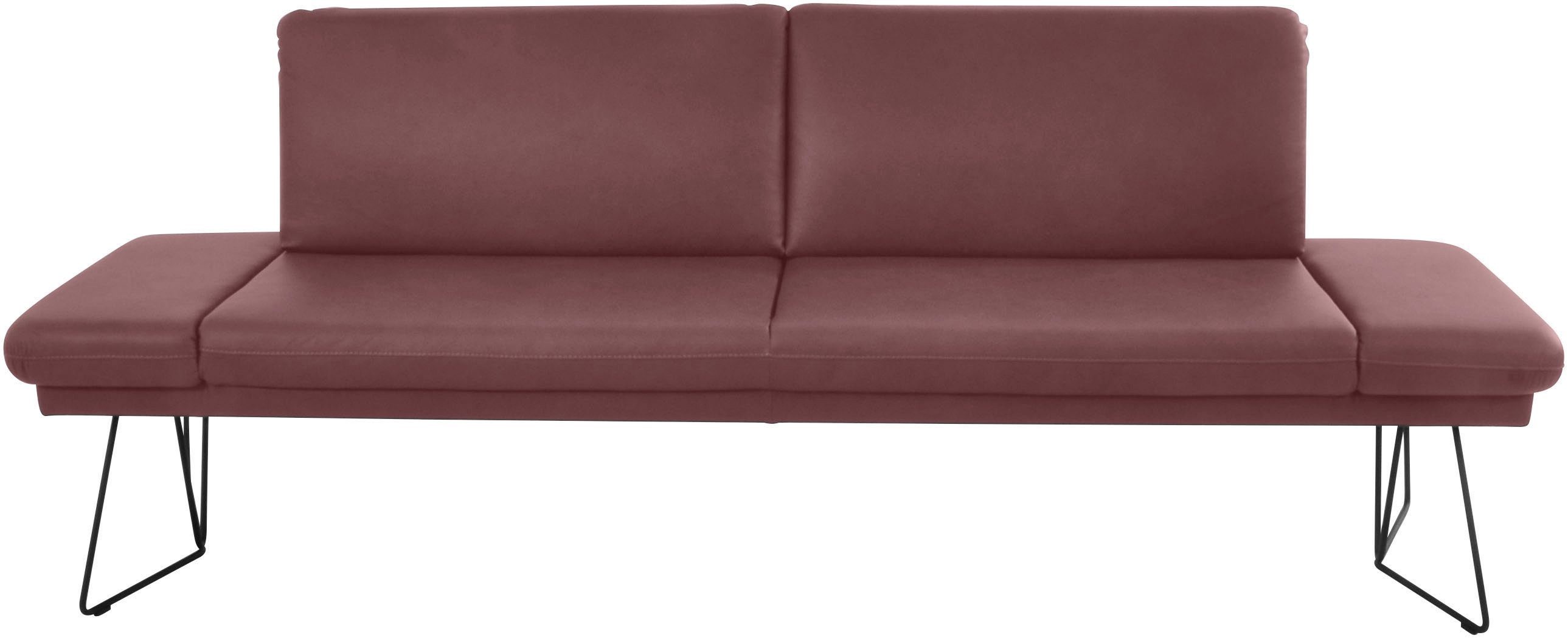 K+W Komfort & Wohnen Polsterbank Pego, Seitenteilverstellung, wahlweise in 206 oder 226cm