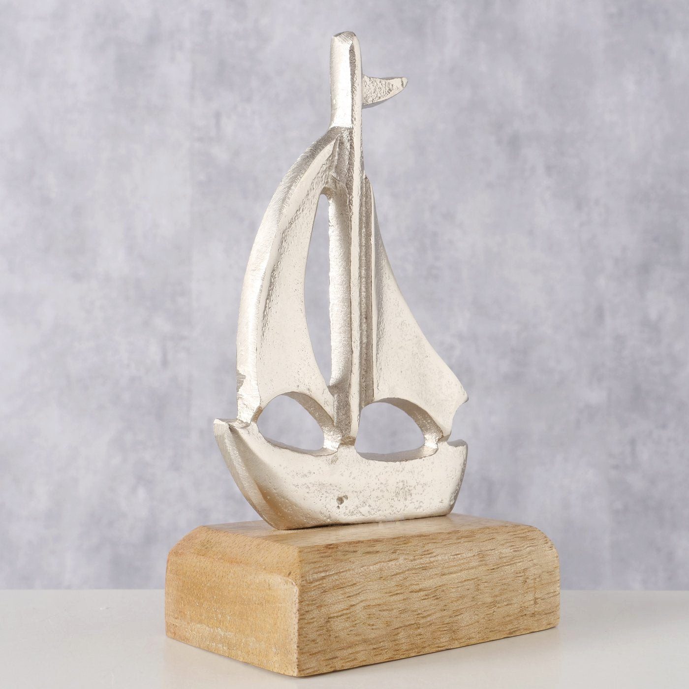 BOLTZE Dekoobjekt Dekoaufsteller Boot " Shippy " aus Aluminium von Boltze - Maritime Dek