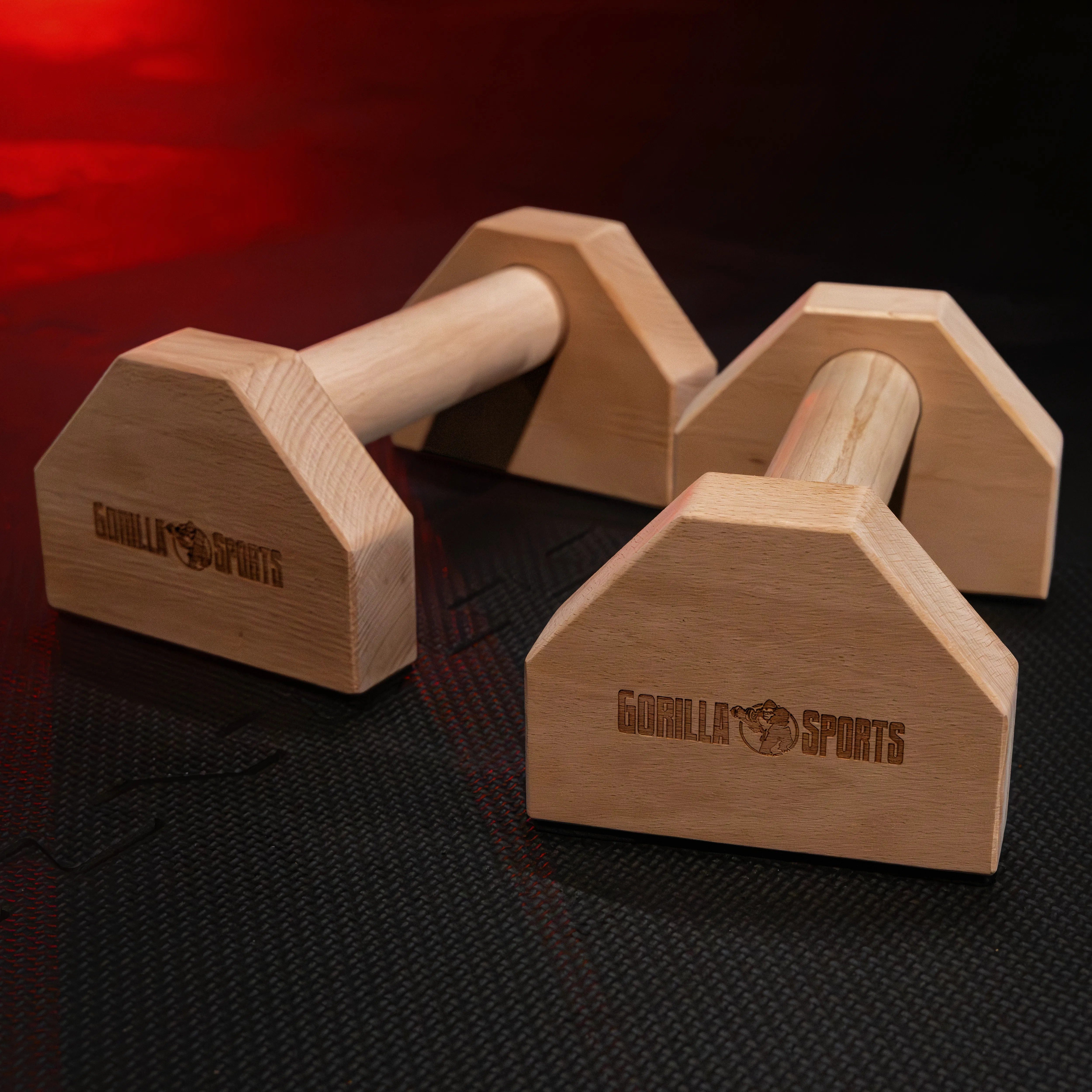 GORILLA SPORTS Handstandtrainer Liegestützgriffe aus Holz (1-St)