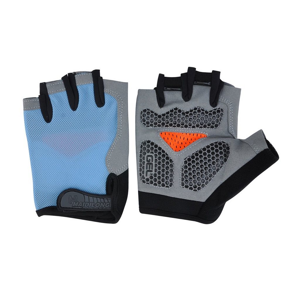 Sunicol Fahrradhandschuhe Outdoor Fingerlose Halbfinger Handschuhe, Herren Motorradhandschuhe (set) Radfahren, Crossfit, Krafttraining