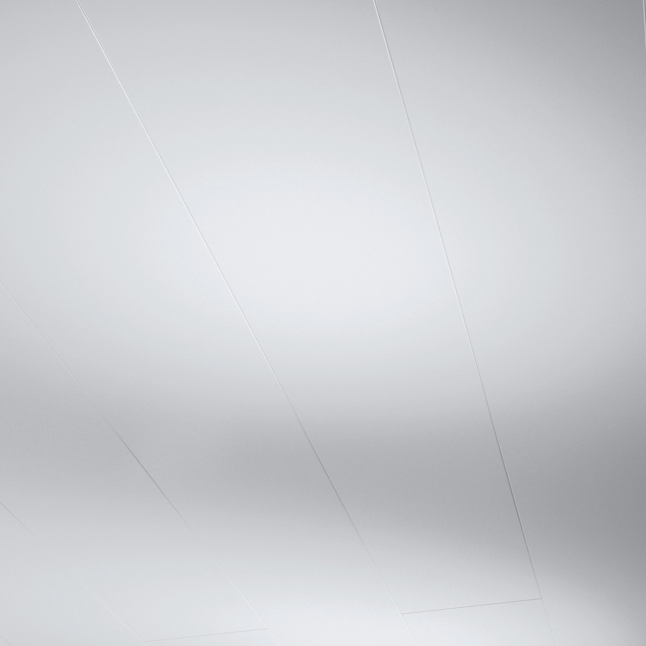 PARADOR Dekorpaneele RapidoClick Seidenmatt weiß, BxL: 22,30x257,90 cm, 0,57 qm, (Garantie privat 15 Jahre, 4-tlg., Lichtecht) Designfuge für exklusiver Optik