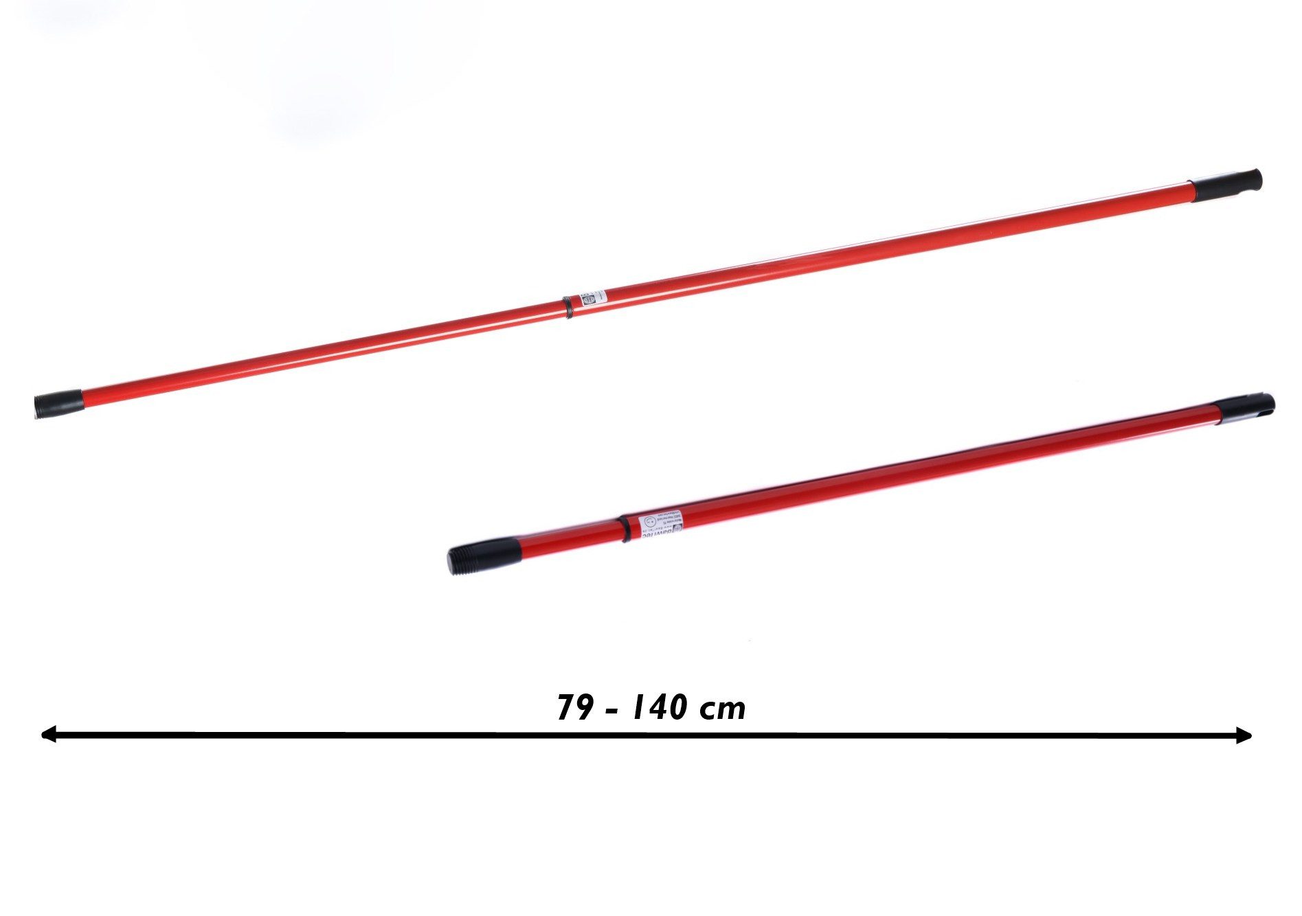 BawiTec Abziehbesen Qualitäts Zimmerbesen mit Teleskopstiel Besen mit Stiel, Fliesen, Laminat, Vinylböden, Parkettböden, PVC-Böden, Holzböden, Keramik, weiche Borsten, Teleskopstiel