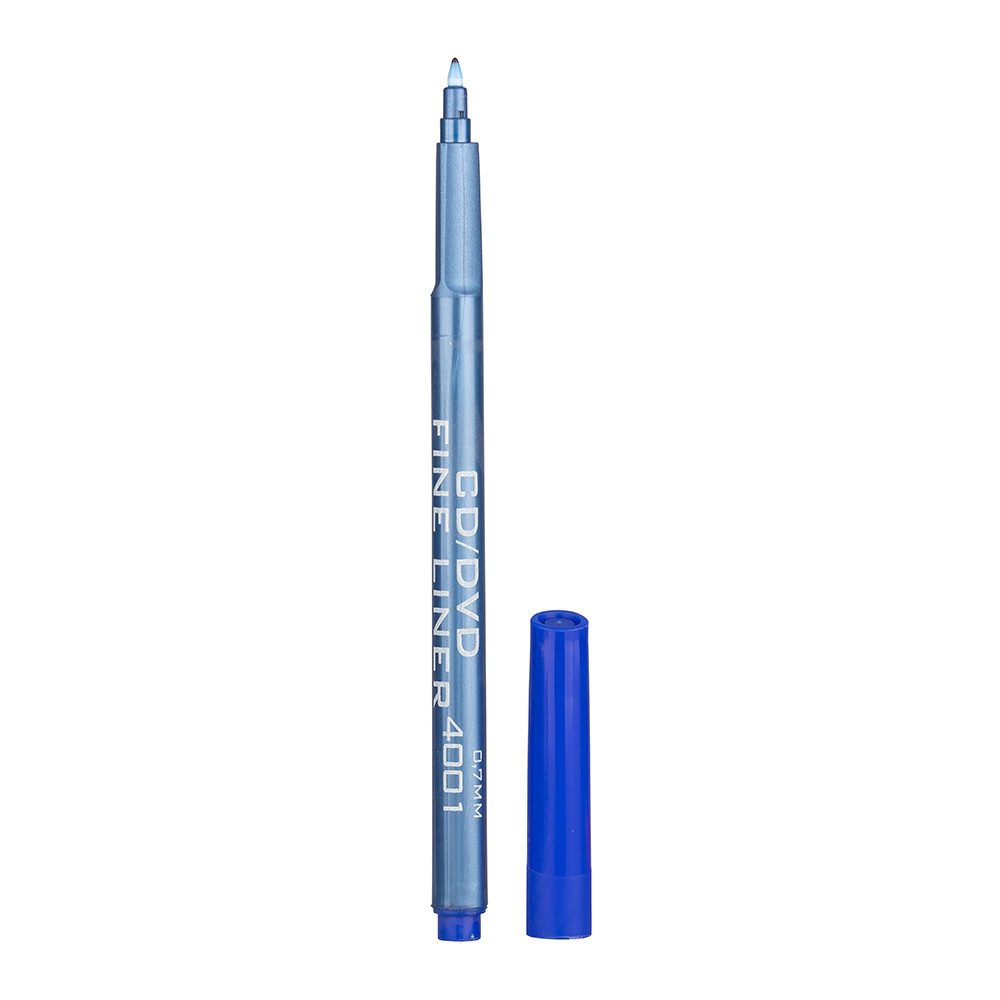 KOH-I-NOOR Marker KOH Marker CD / DVD / Blu-ray 4001 Rundspitze 0,7 mm blau