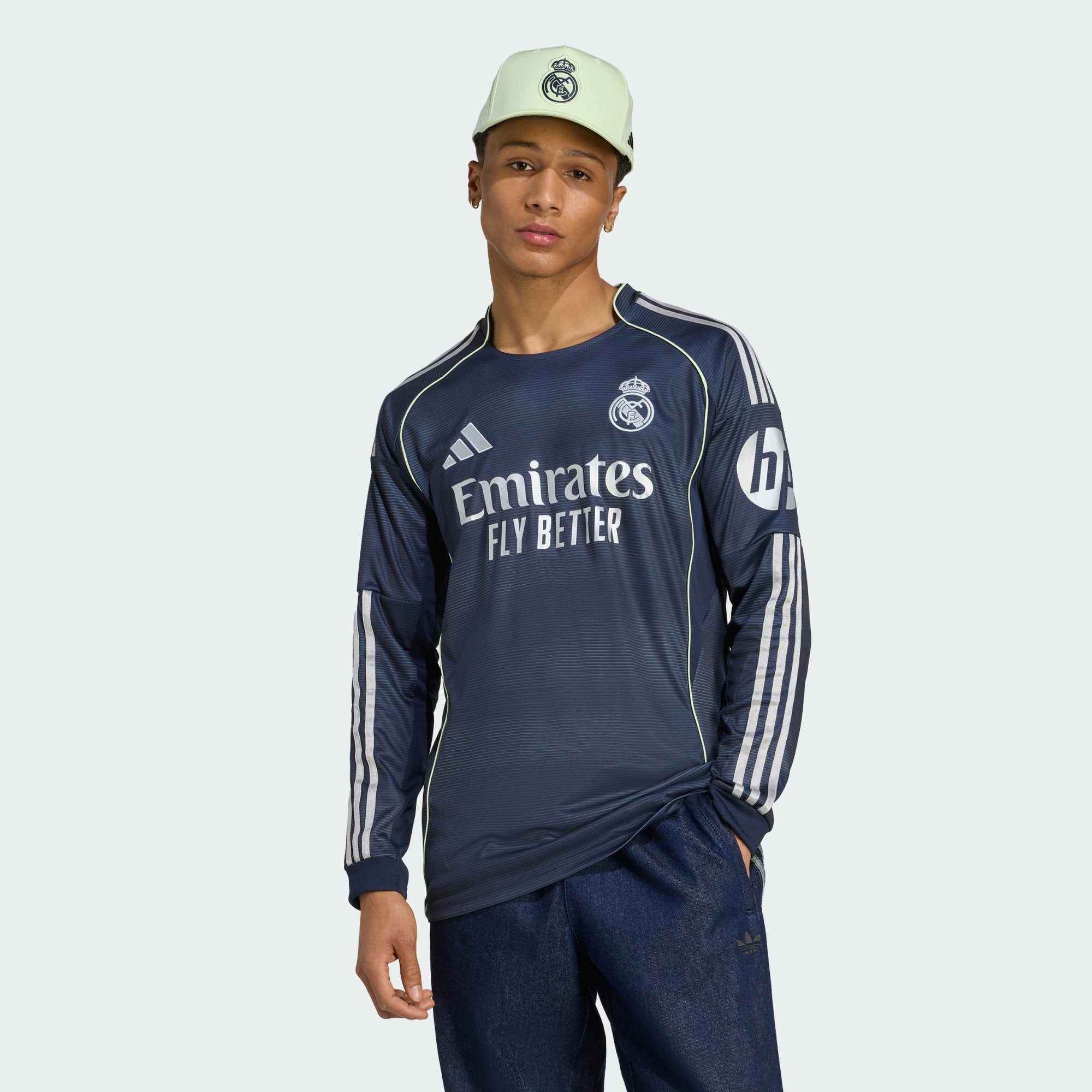 adidas Performance Langarmshirt REAL MADRID 25/26 LONG SLEEVE AUSWÄRTSTRIKOT